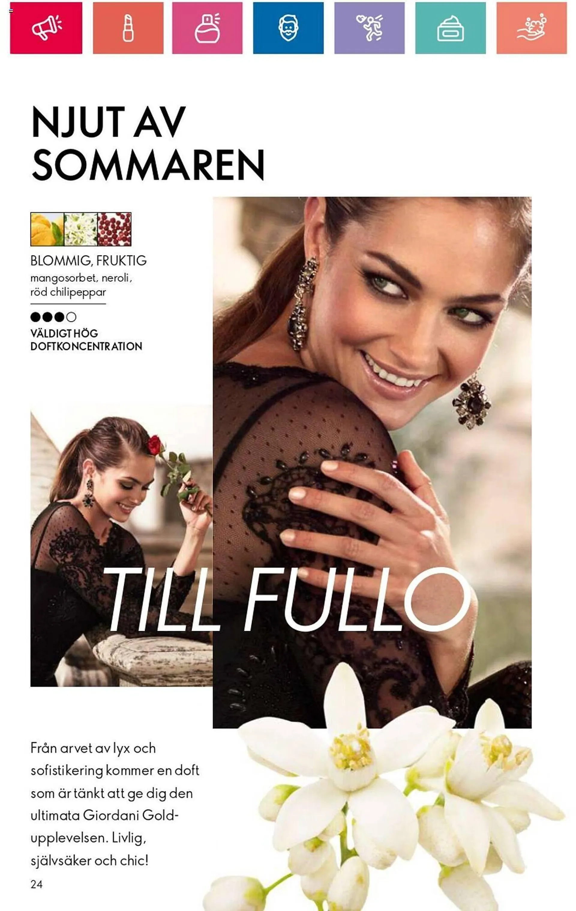 Oriflame reklamblad från 1 augusti till 21 augusti 2024 - Reklamblad sidor 24