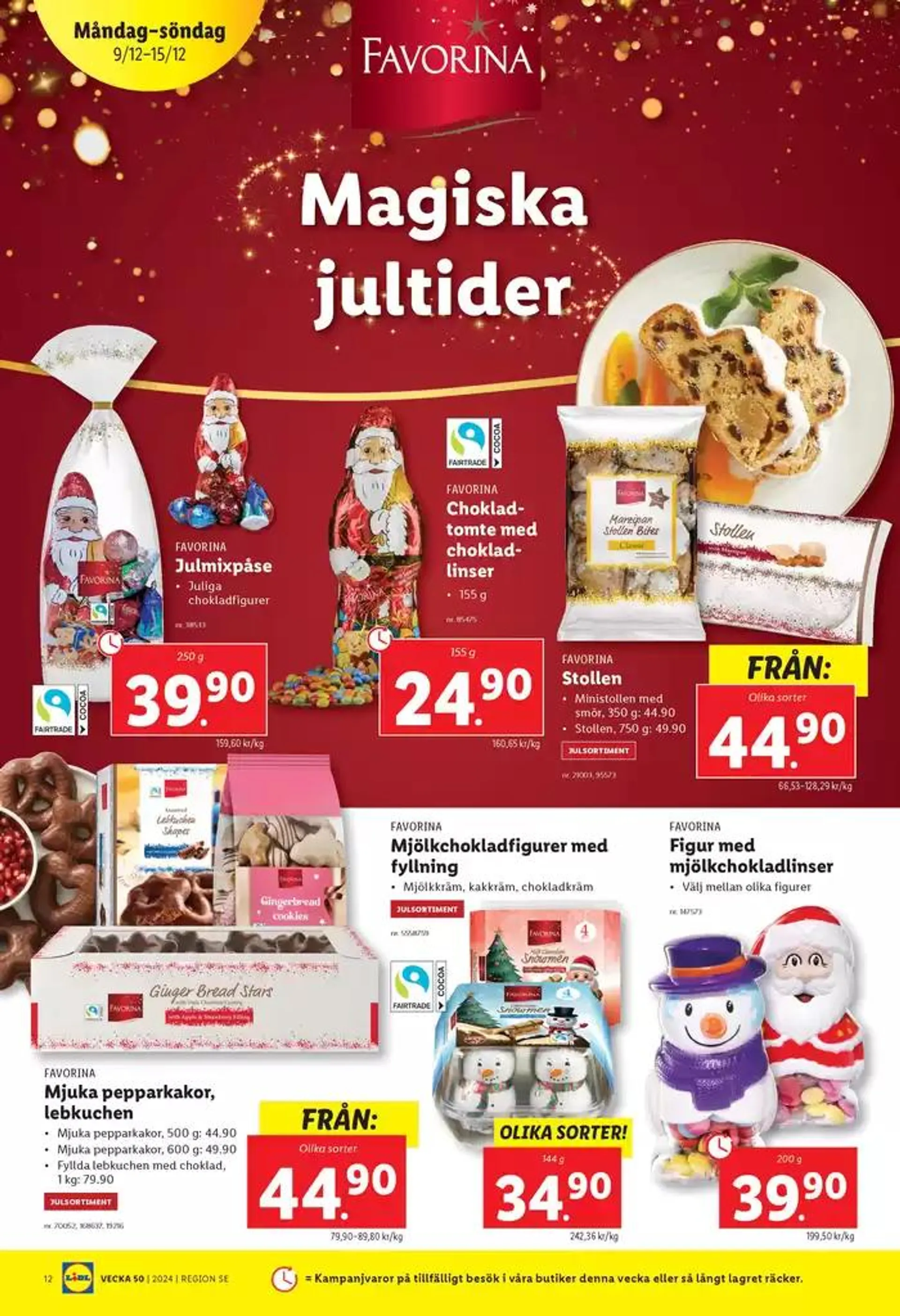 Nya erbjudanden att upptäcka från 9 december till 15 december 2024 - Reklamblad sidor 12