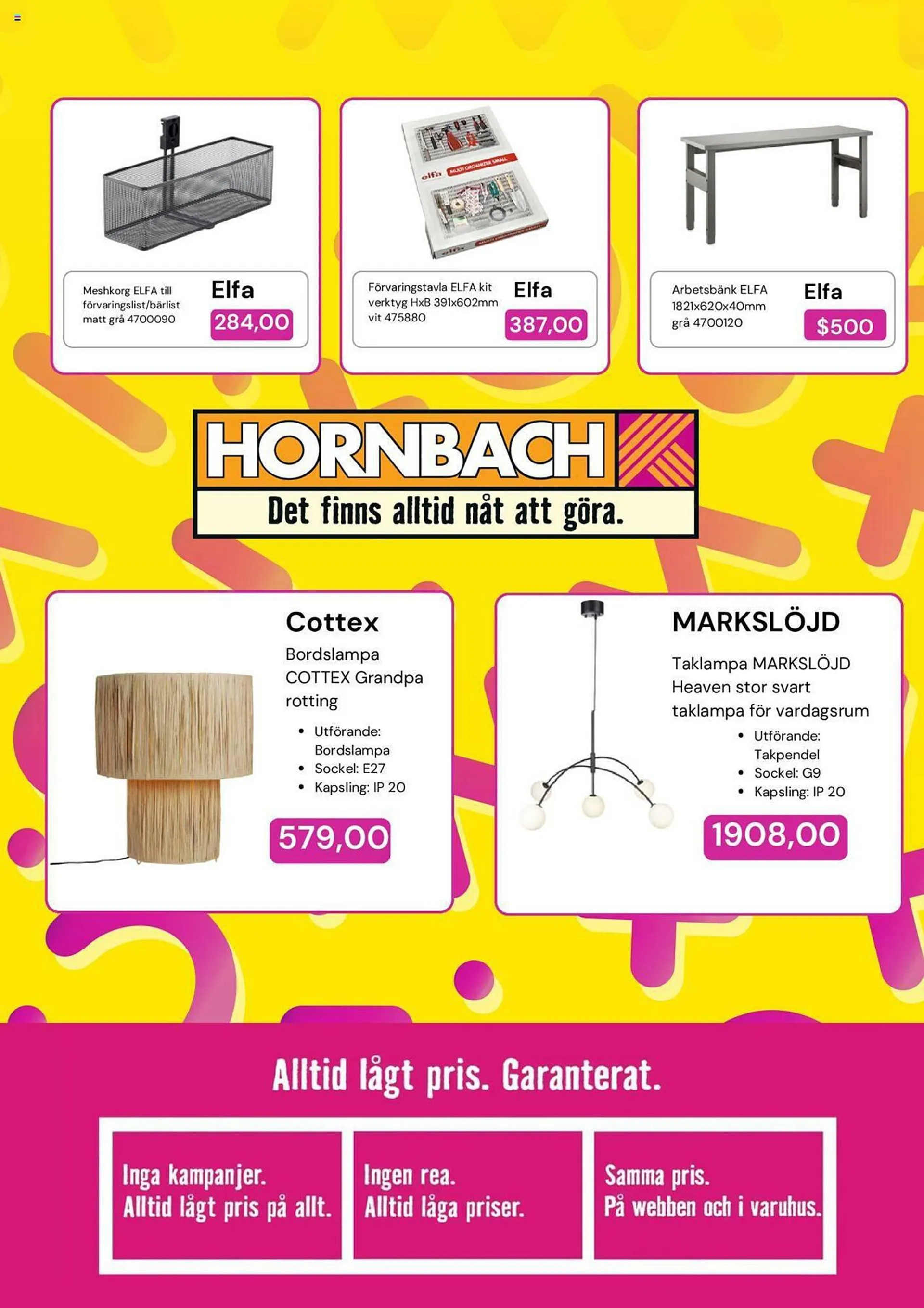 Hornbach reklamblad från 19 februari till 29 februari 2024 - Reklamblad sidor 1
