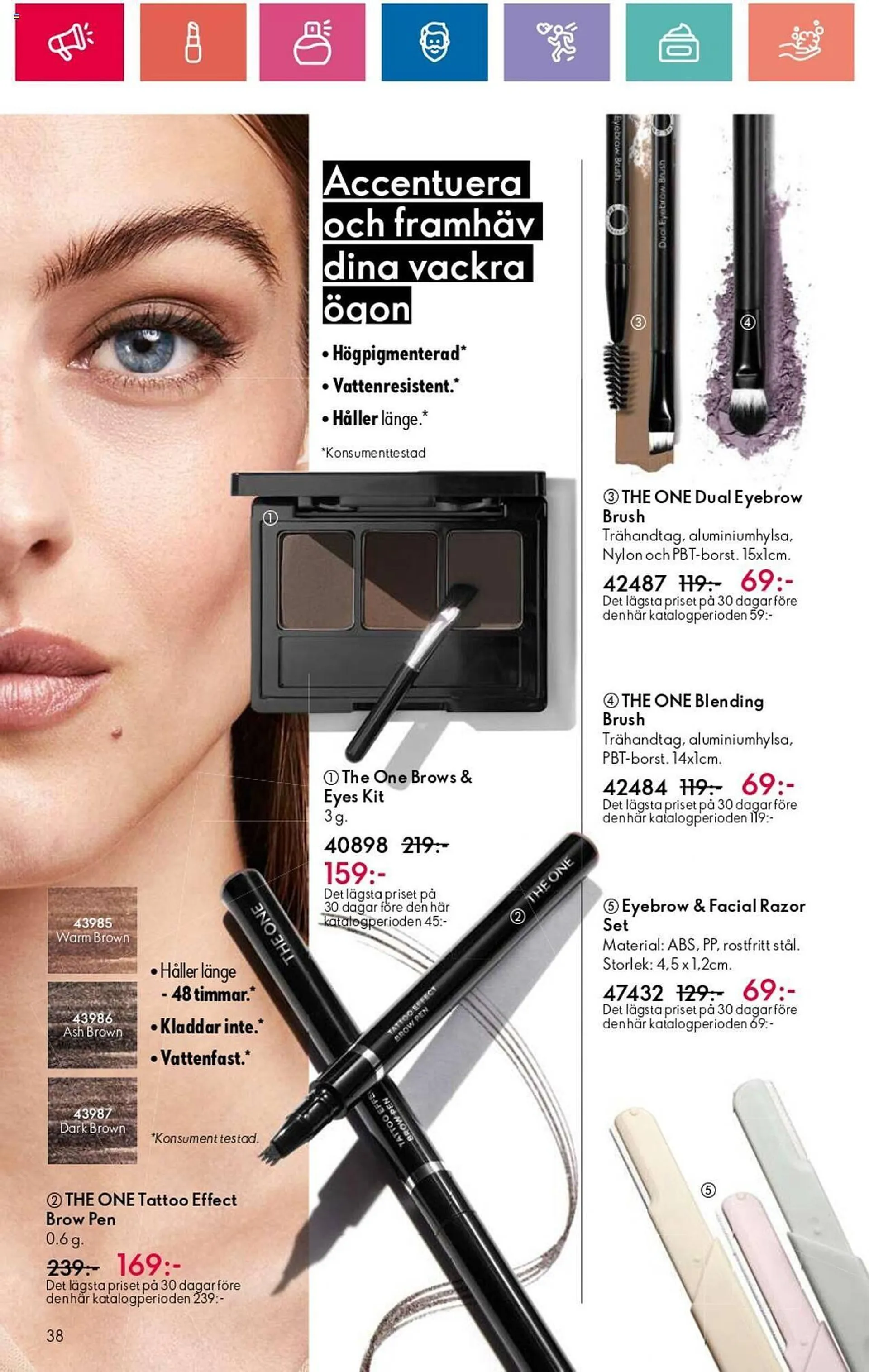 Oriflame reklamblad från 3 oktober till 23 oktober 2024 - Reklamblad sidor 38