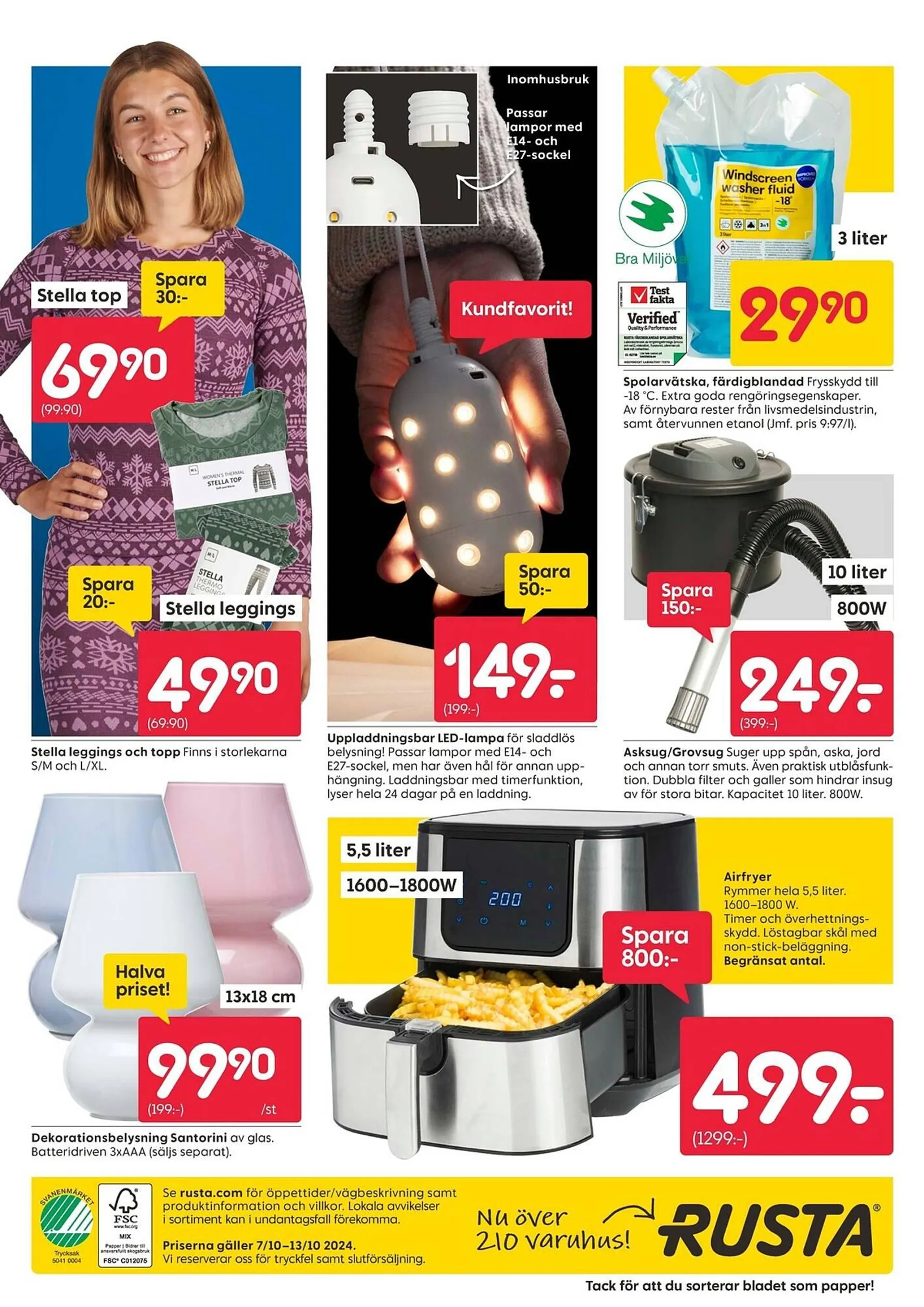 Rusta reklamblad från 7 oktober till 13 oktober 2024 - Reklamblad sidor 16