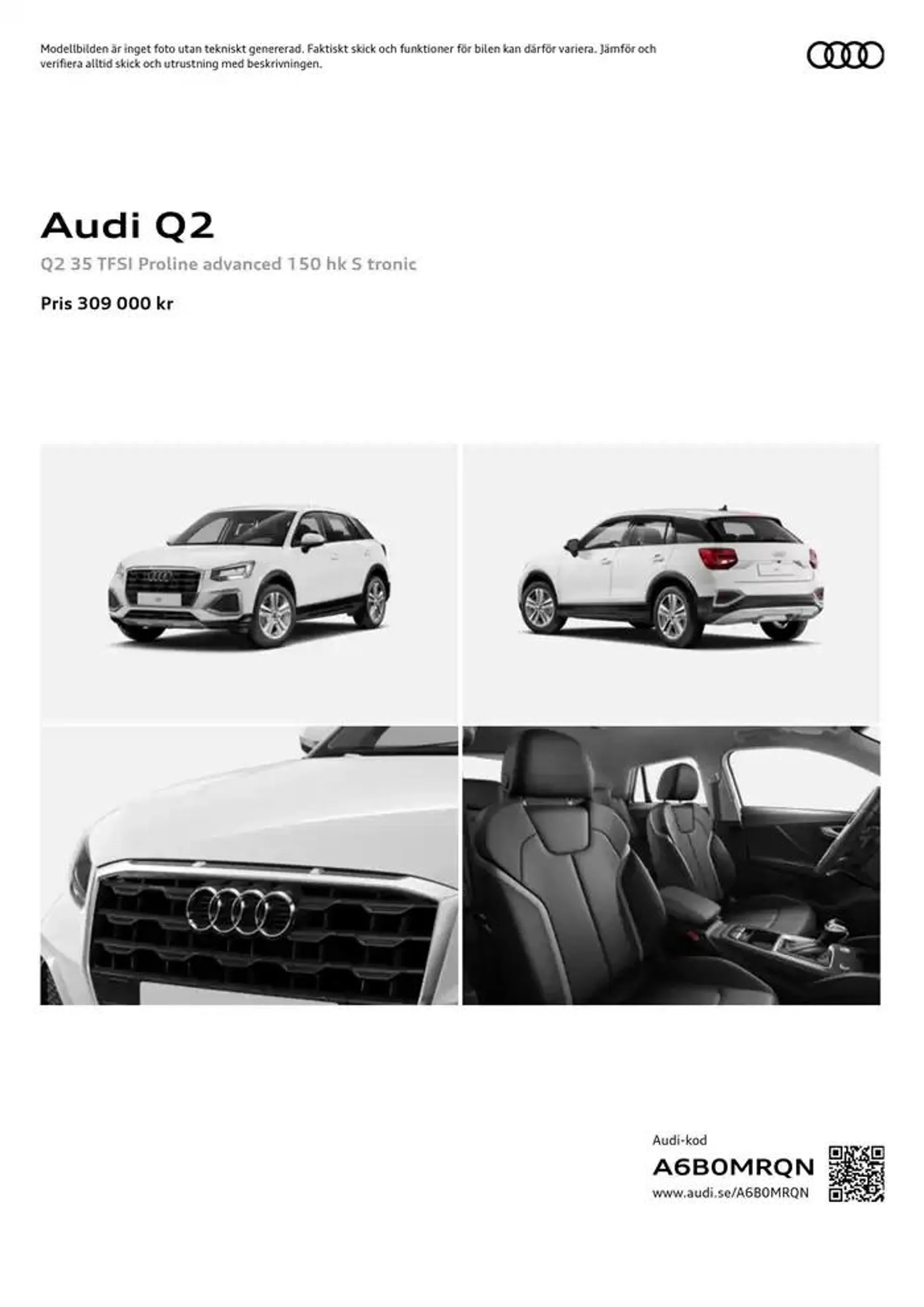 Audi Q2 från 5 december till 5 december 2025 - Reklamblad sidor 1