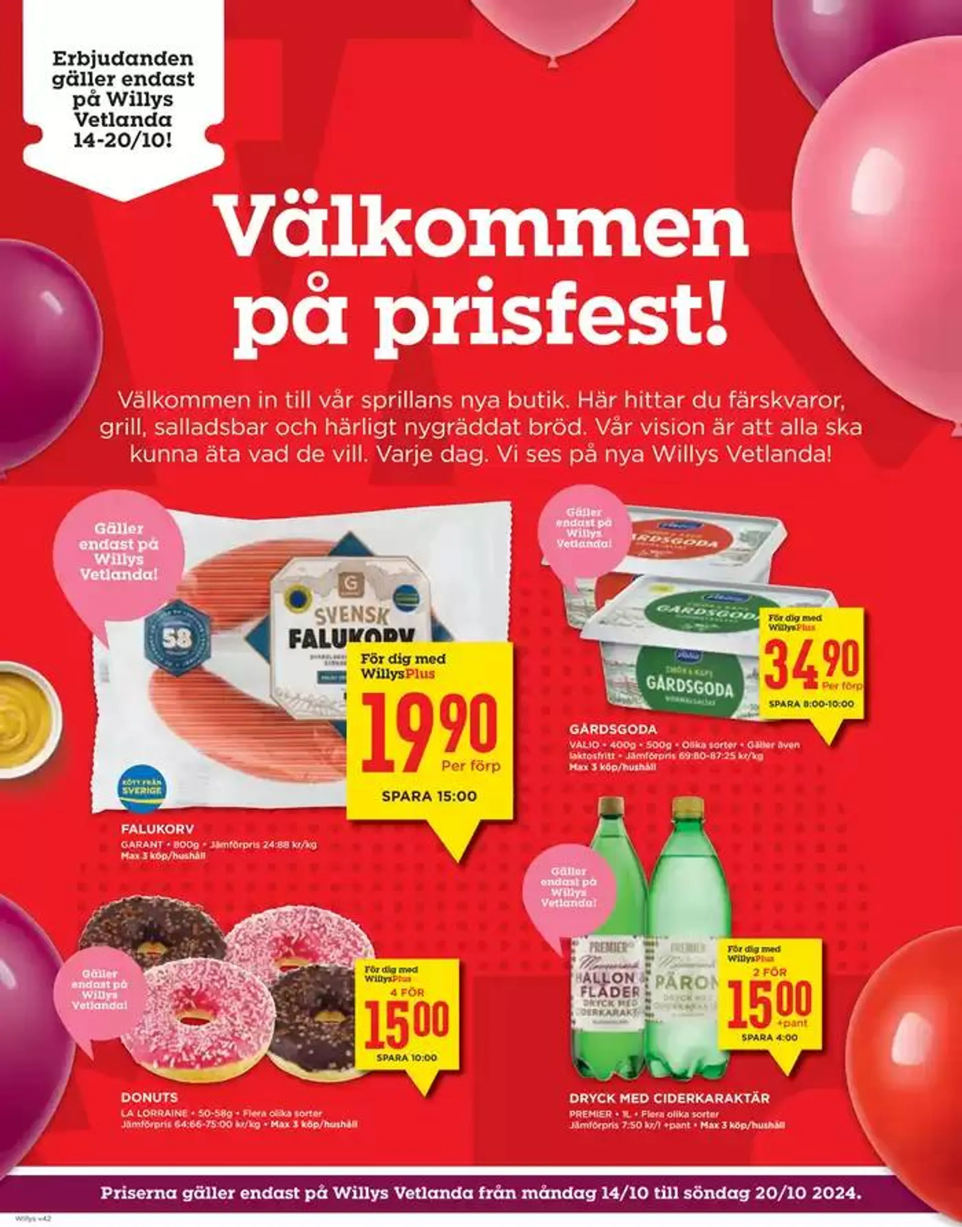 Våra bästa deals för dig från 14 oktober till 20 oktober 2024 - Reklamblad sidor 2