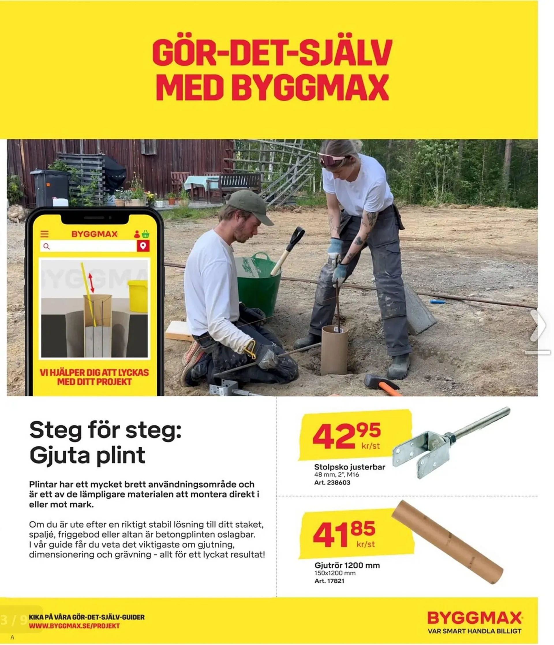 Byggmax reklamblad från 21 mars till 6 april 2025 - Reklamblad sidor 3