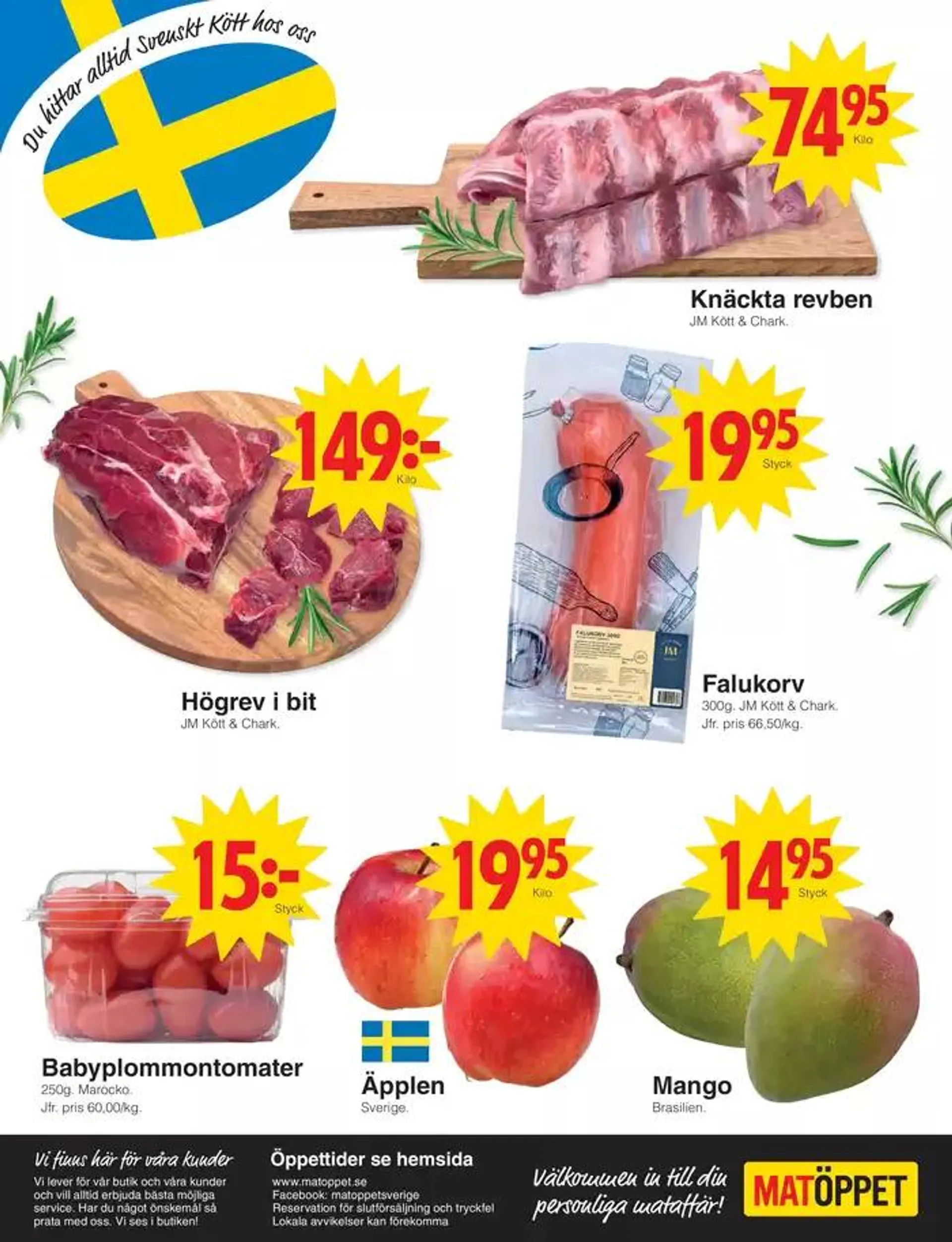 Matöppet Veckans DR-blad från 7 oktober till 13 oktober 2024 - Reklamblad sidor 4