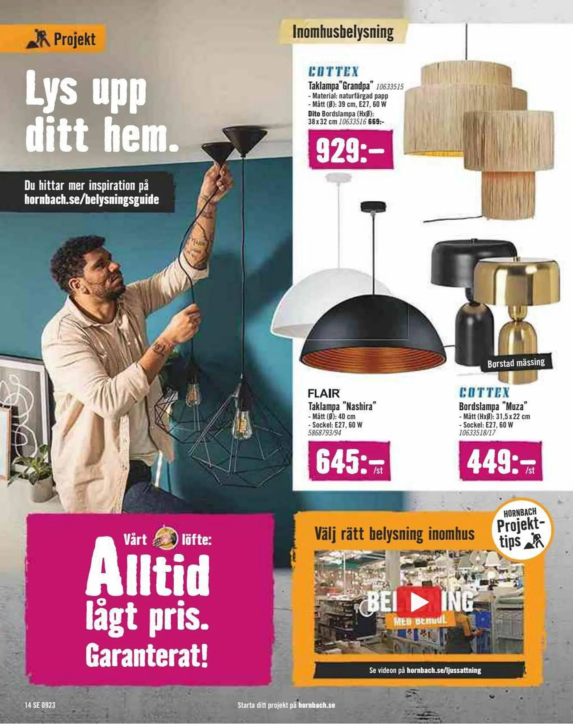 Hornbach reklamblad från 1 september till 27 september 2023 - Reklamblad sidor 14