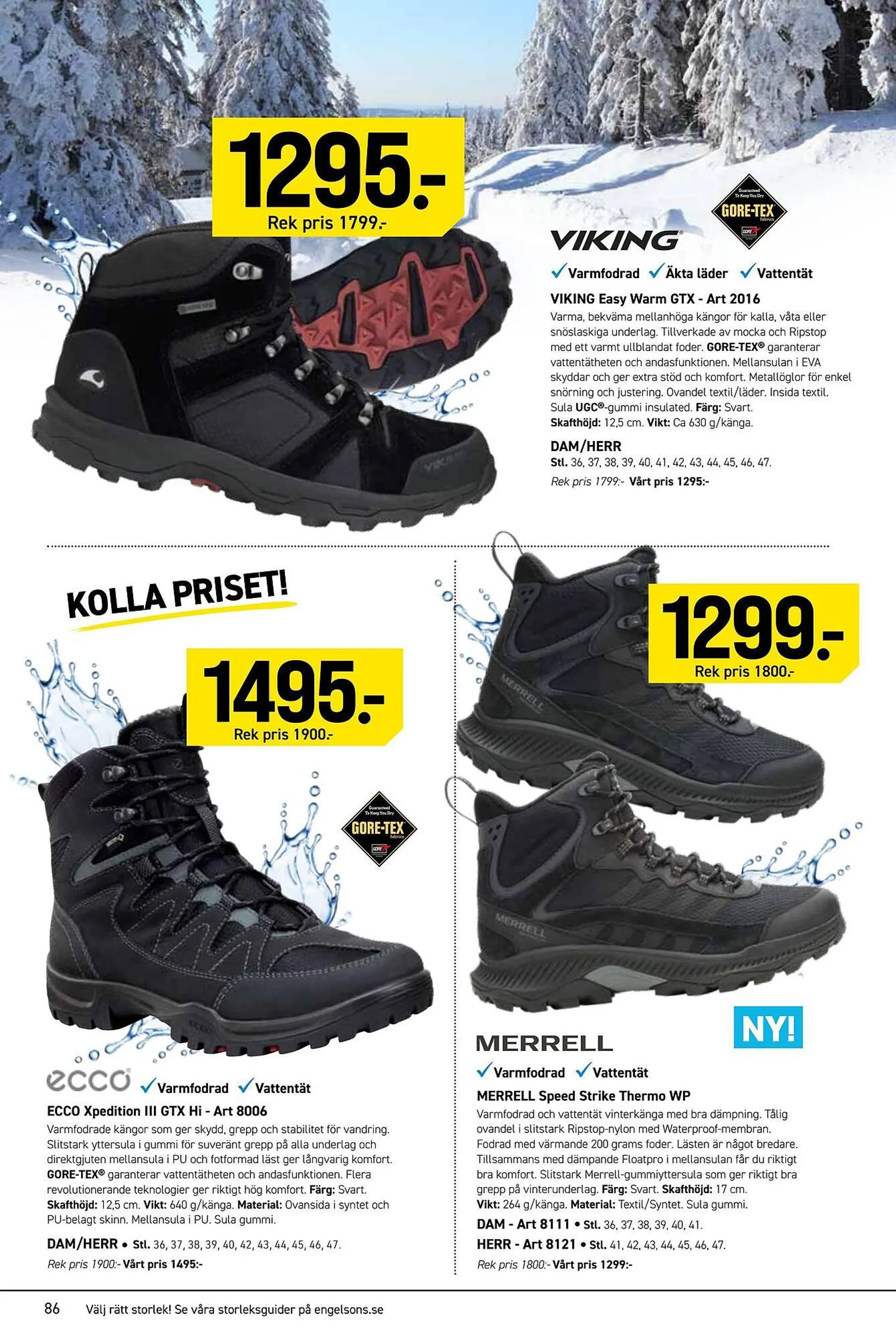 Engelsons reklamblad från 16 oktober till 31 december 2024 - Reklamblad sidor 86