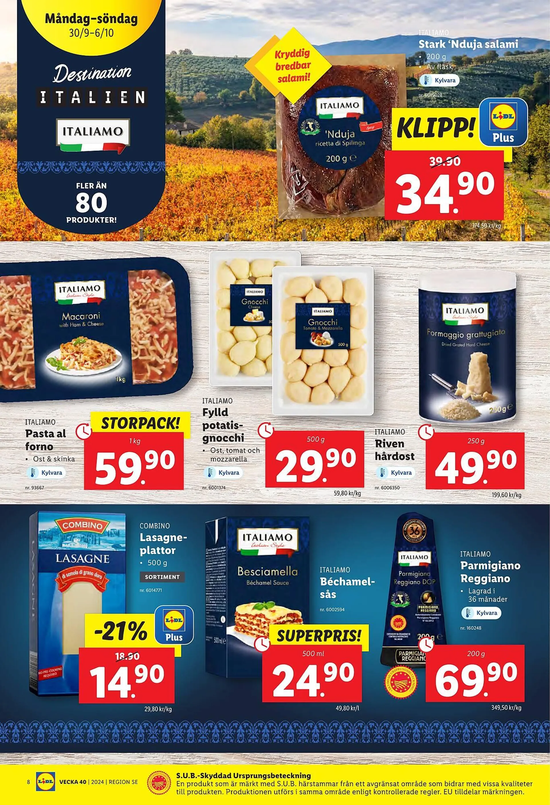 Lidl reklamblad från 30 september till 6 oktober 2024 - Reklamblad sidor 8