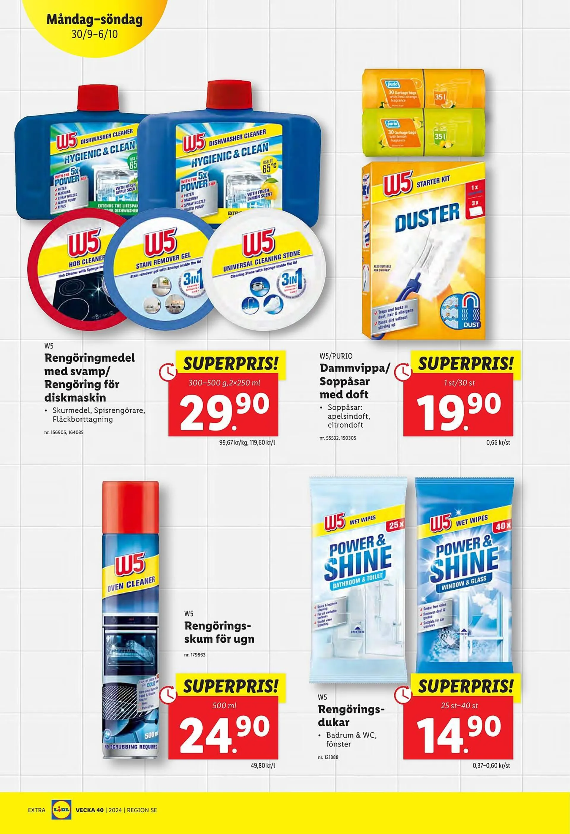 Lidl reklamblad från 30 september till 6 oktober 2024 - Reklamblad sidor 15