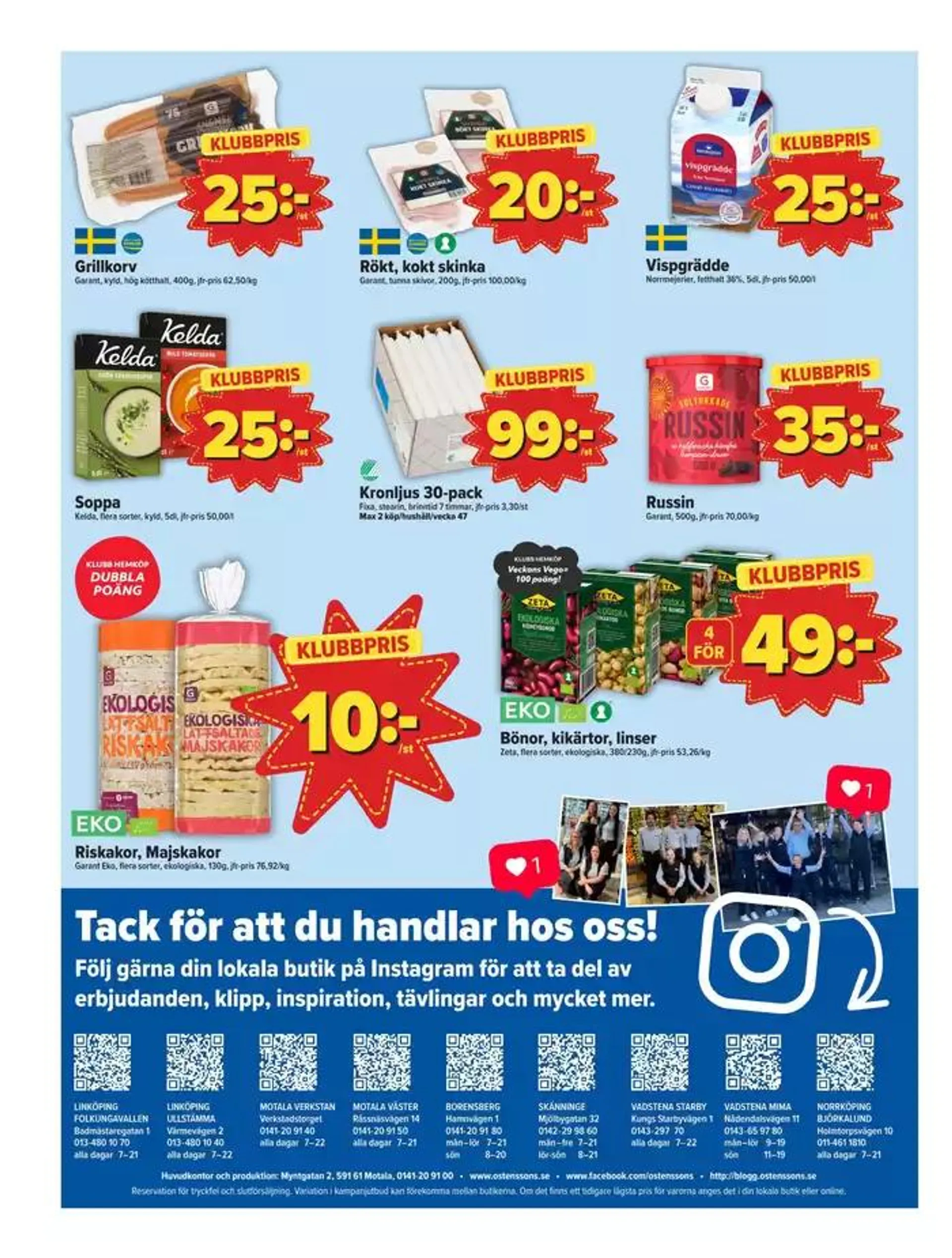 Östenssons reklambad från 17 november till 1 december 2024 - Reklamblad sidor 8