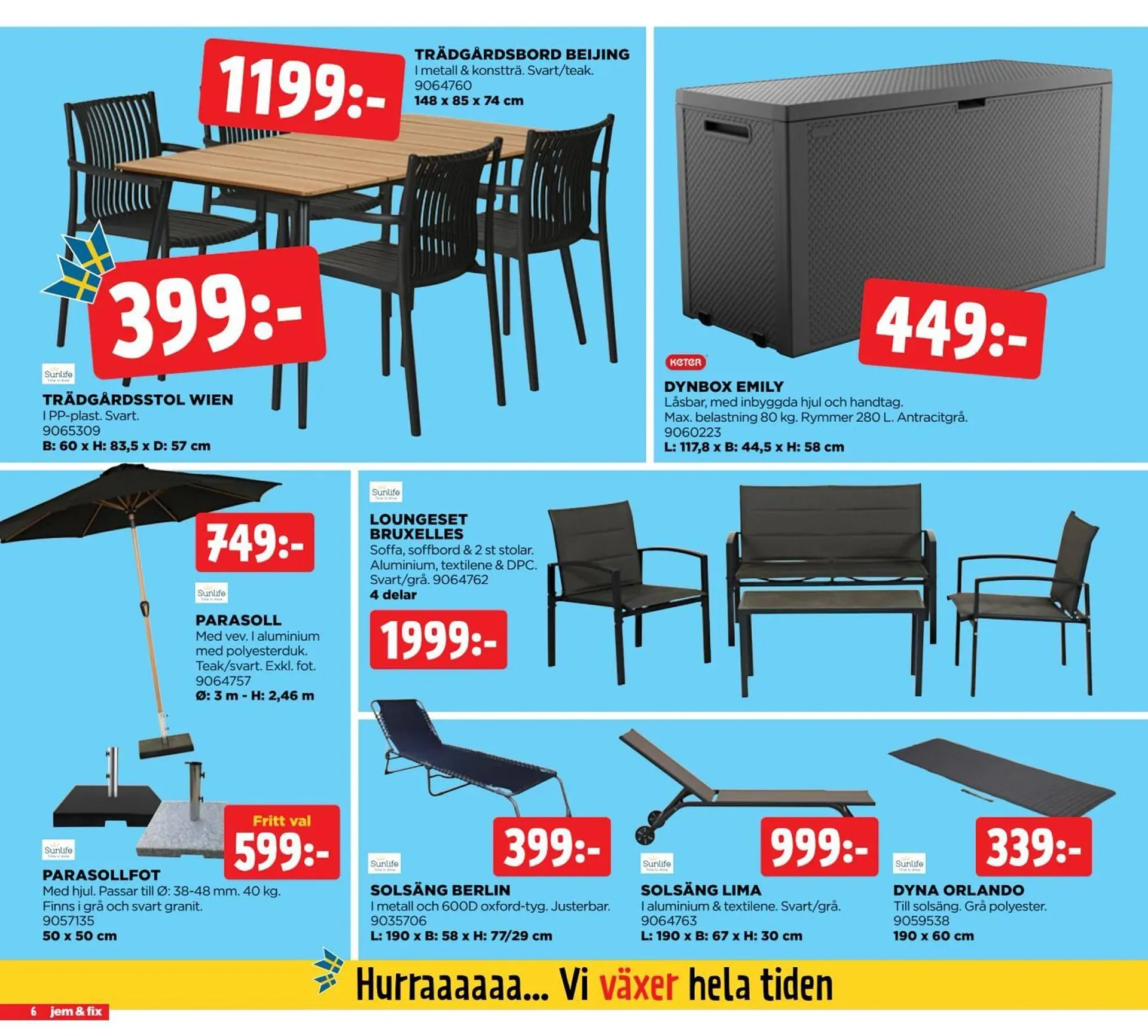 Jem&Fix reklamblad från 9 juni till 23 juni 2024 - Reklamblad sidor 6