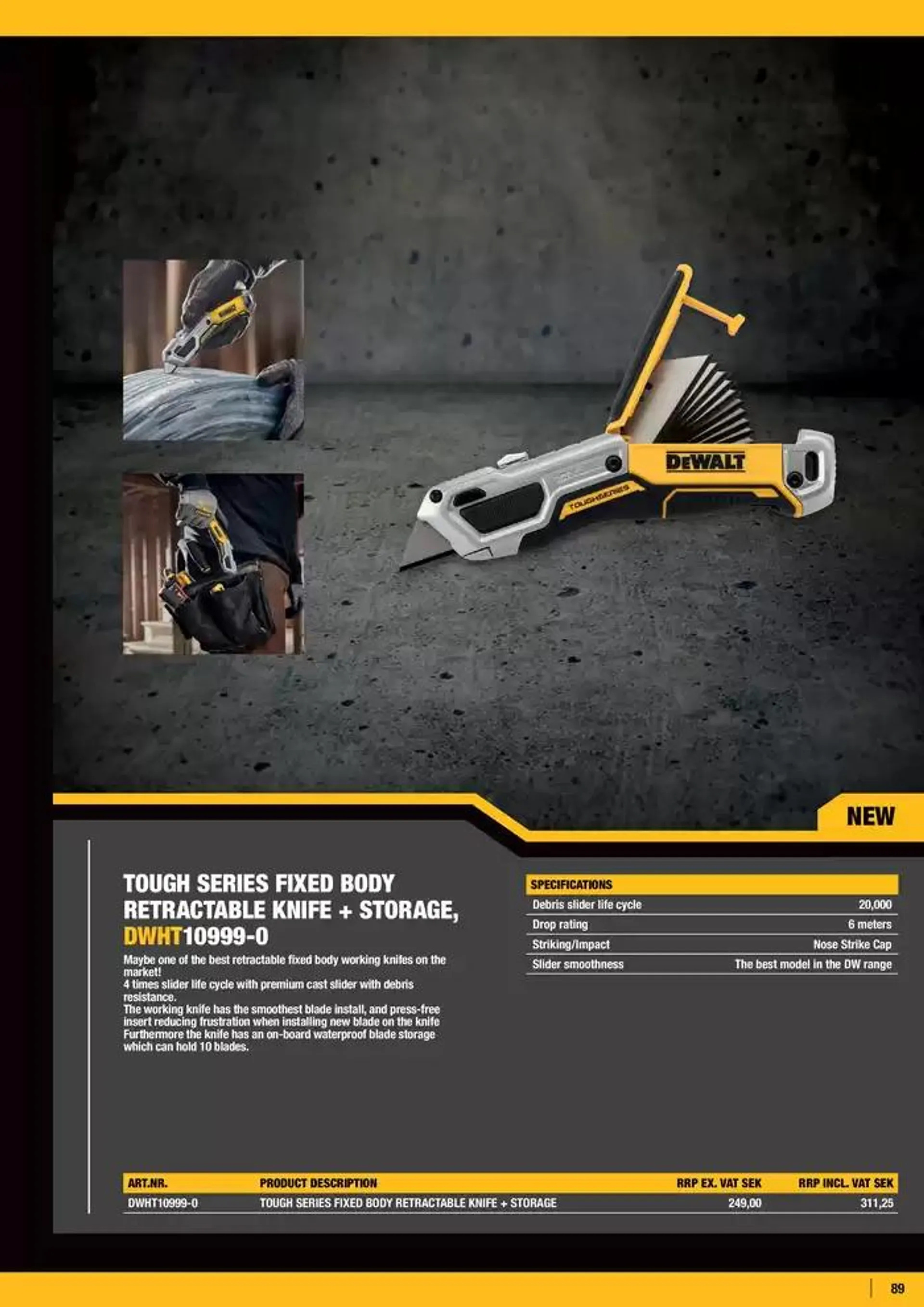 Dewalt reklamblad från 26 september till 10 oktober 2024 - Reklamblad sidor 89