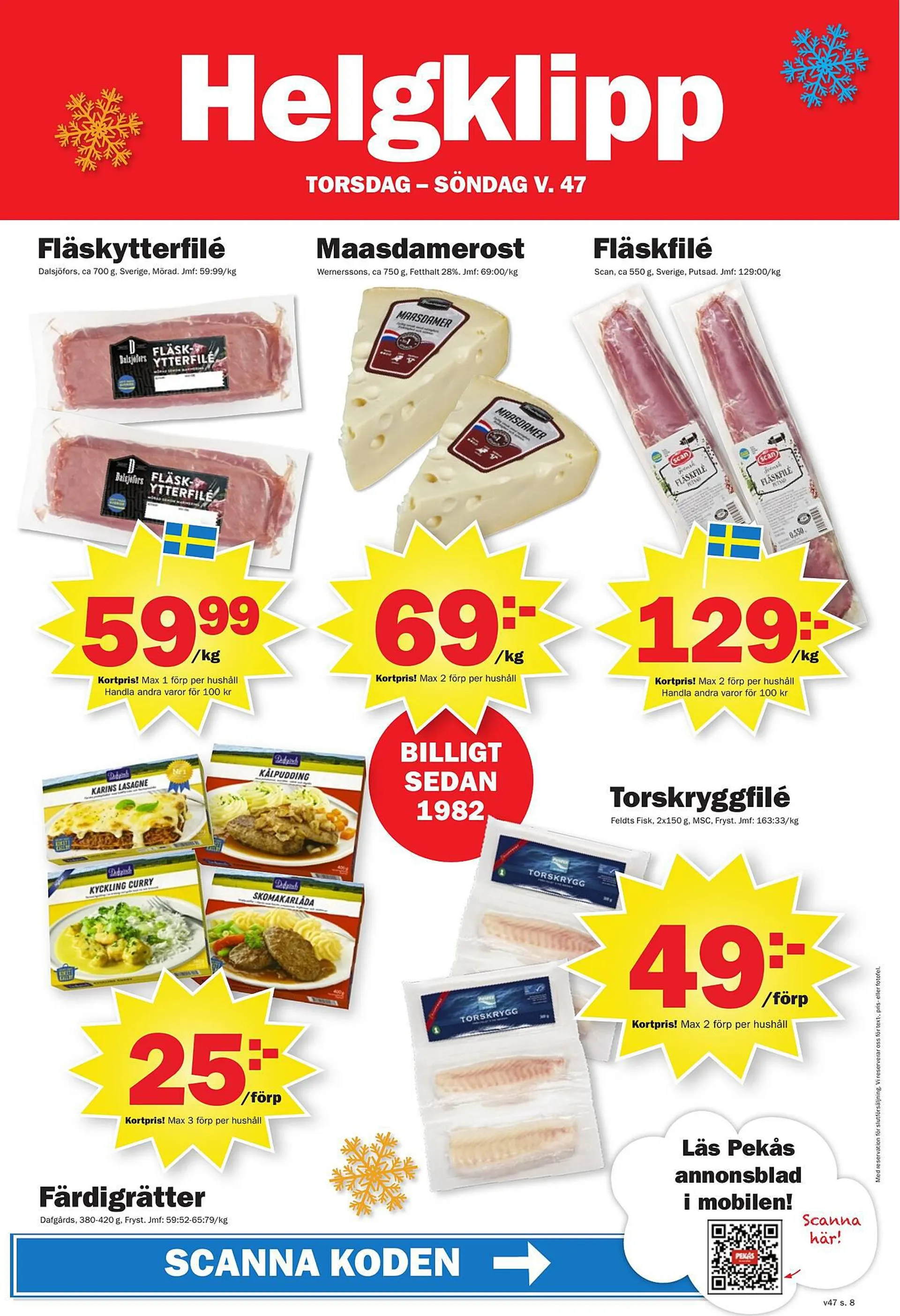 Pekås reklamblad från 20 november till 26 november 2023 - Reklamblad sidor 8