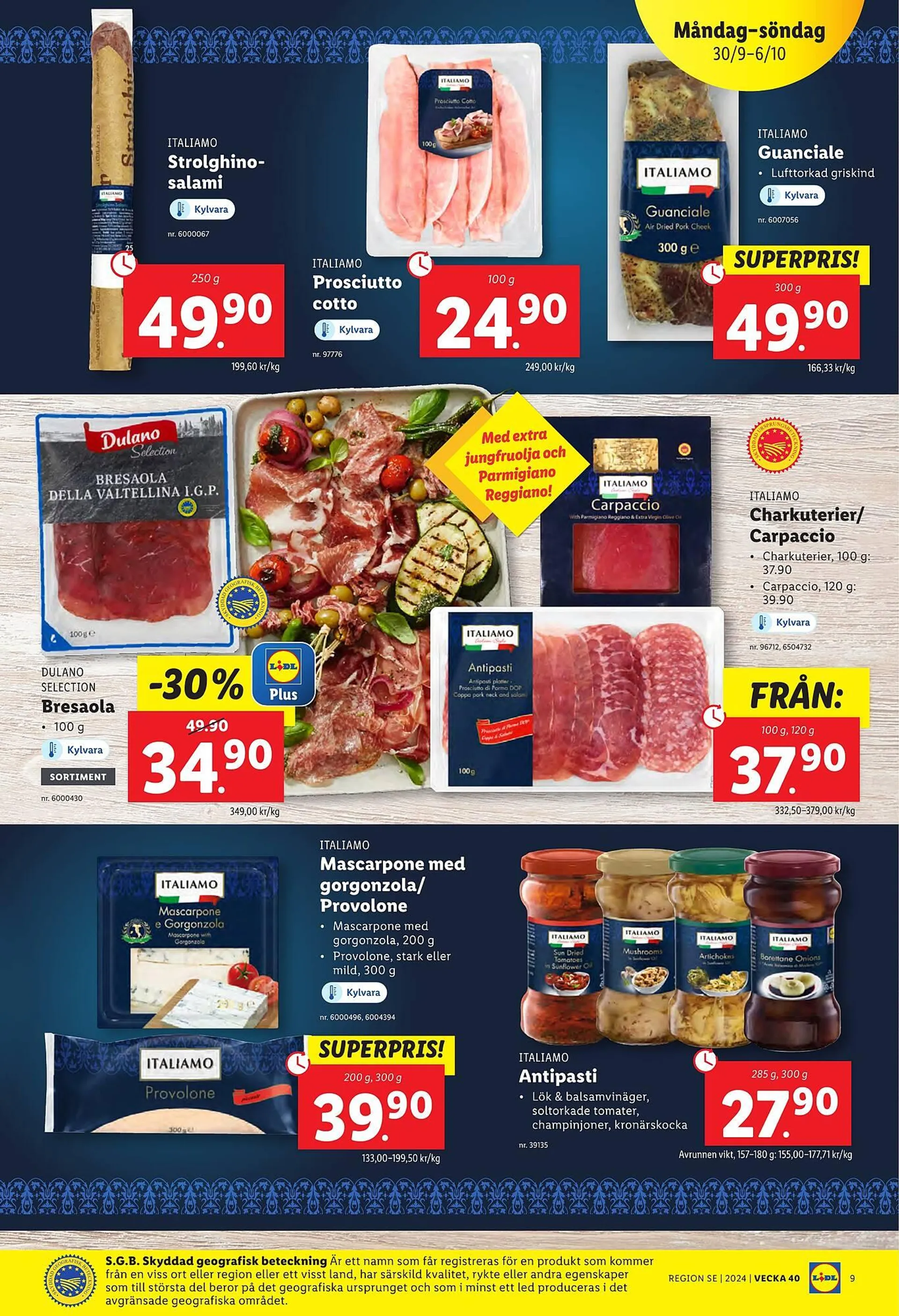 Lidl reklamblad från 30 september till 6 oktober 2024 - Reklamblad sidor 9