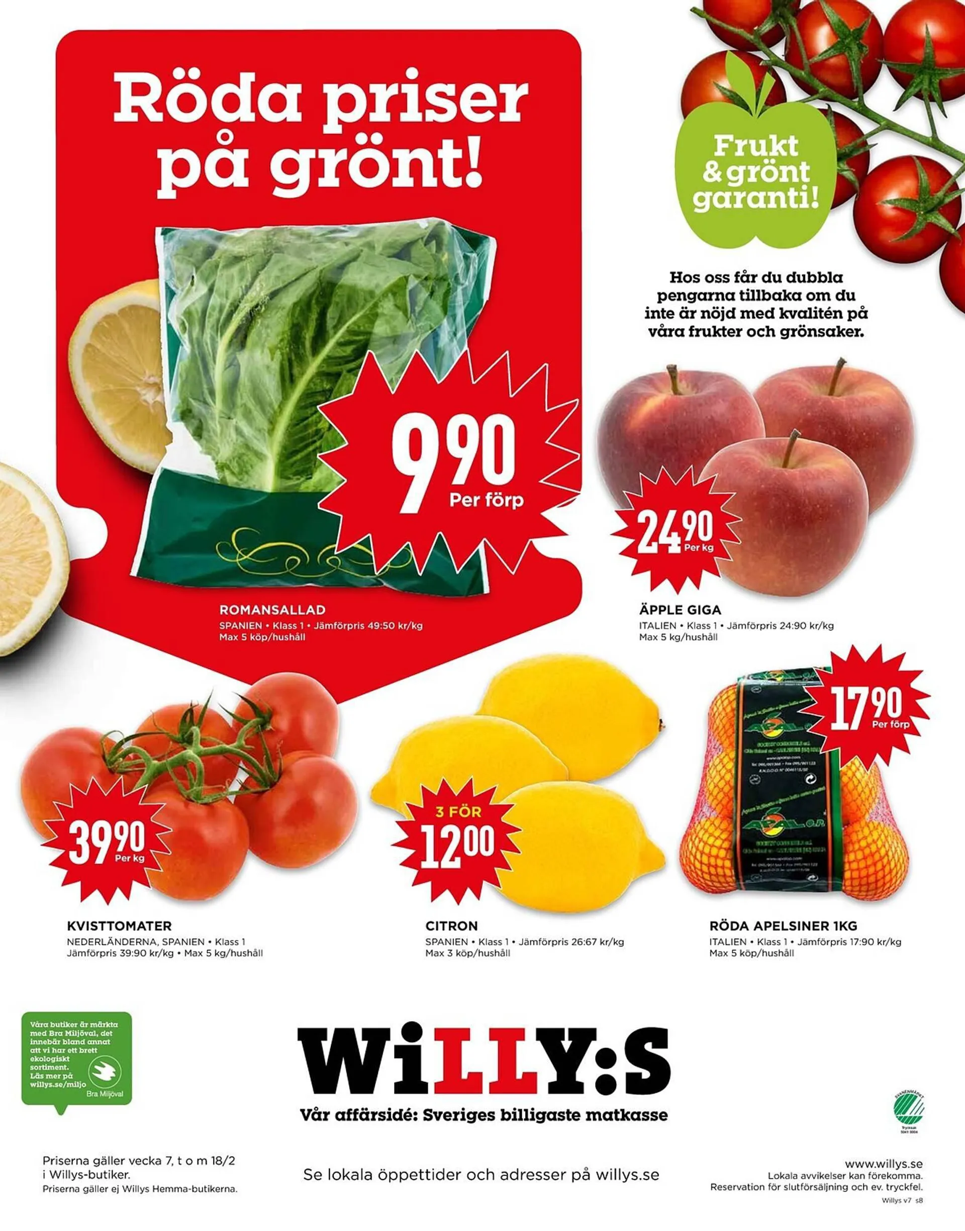 Willys reklamblad från 12 februari till 18 februari 2024 - Reklamblad sidor 8