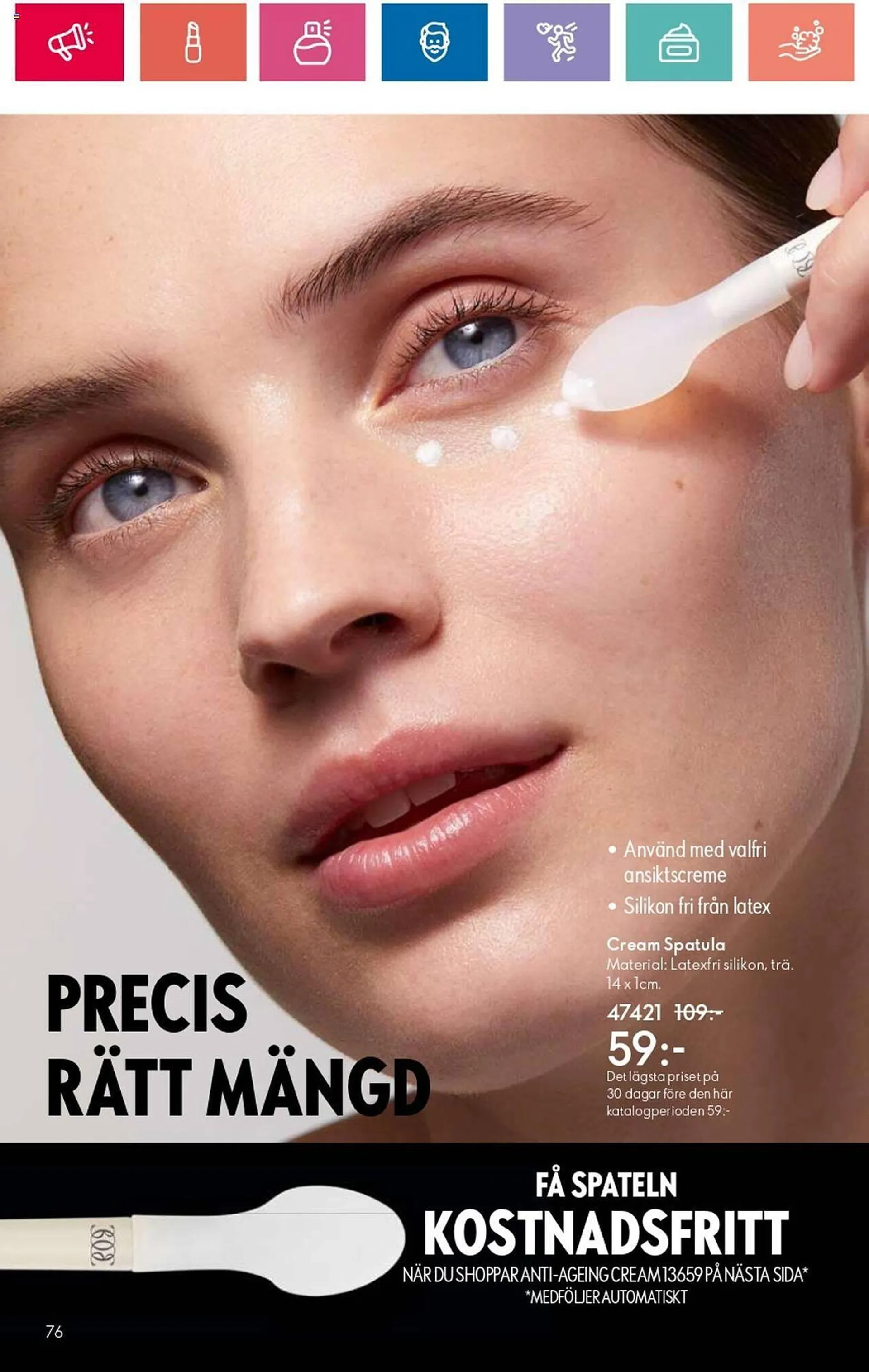 Oriflame reklamblad från 1 augusti till 21 augusti 2024 - Reklamblad sidor 76