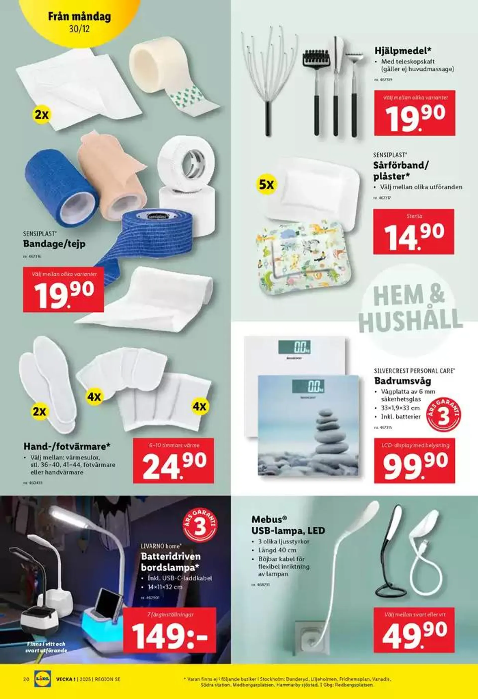 Nationell ERBJUDANDEN VECKA 1 från 26 december till 5 januari 2025 - Reklamblad sidor 21