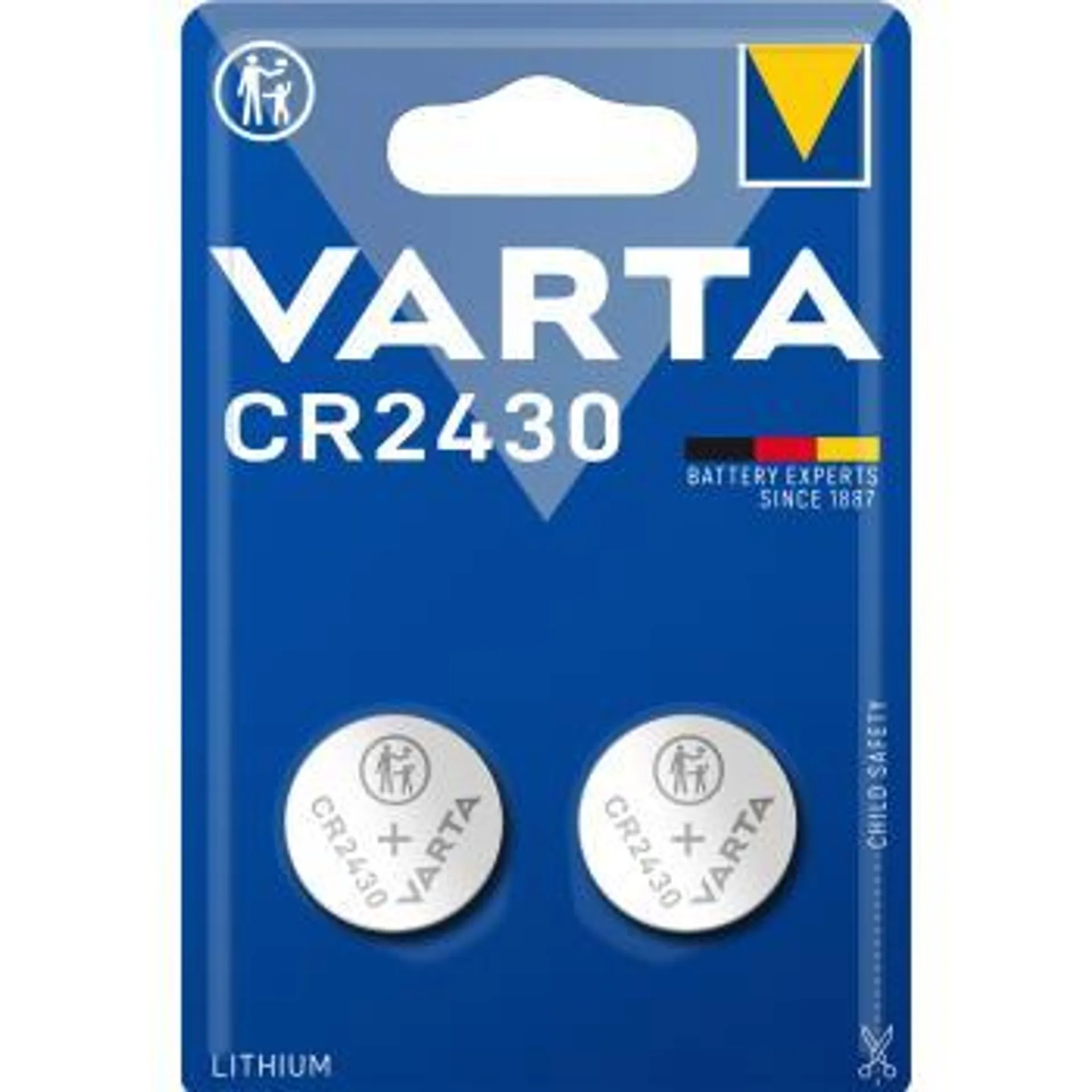 Varta: CR2430 3V Lithium Knappcellsbatteri 2-pack