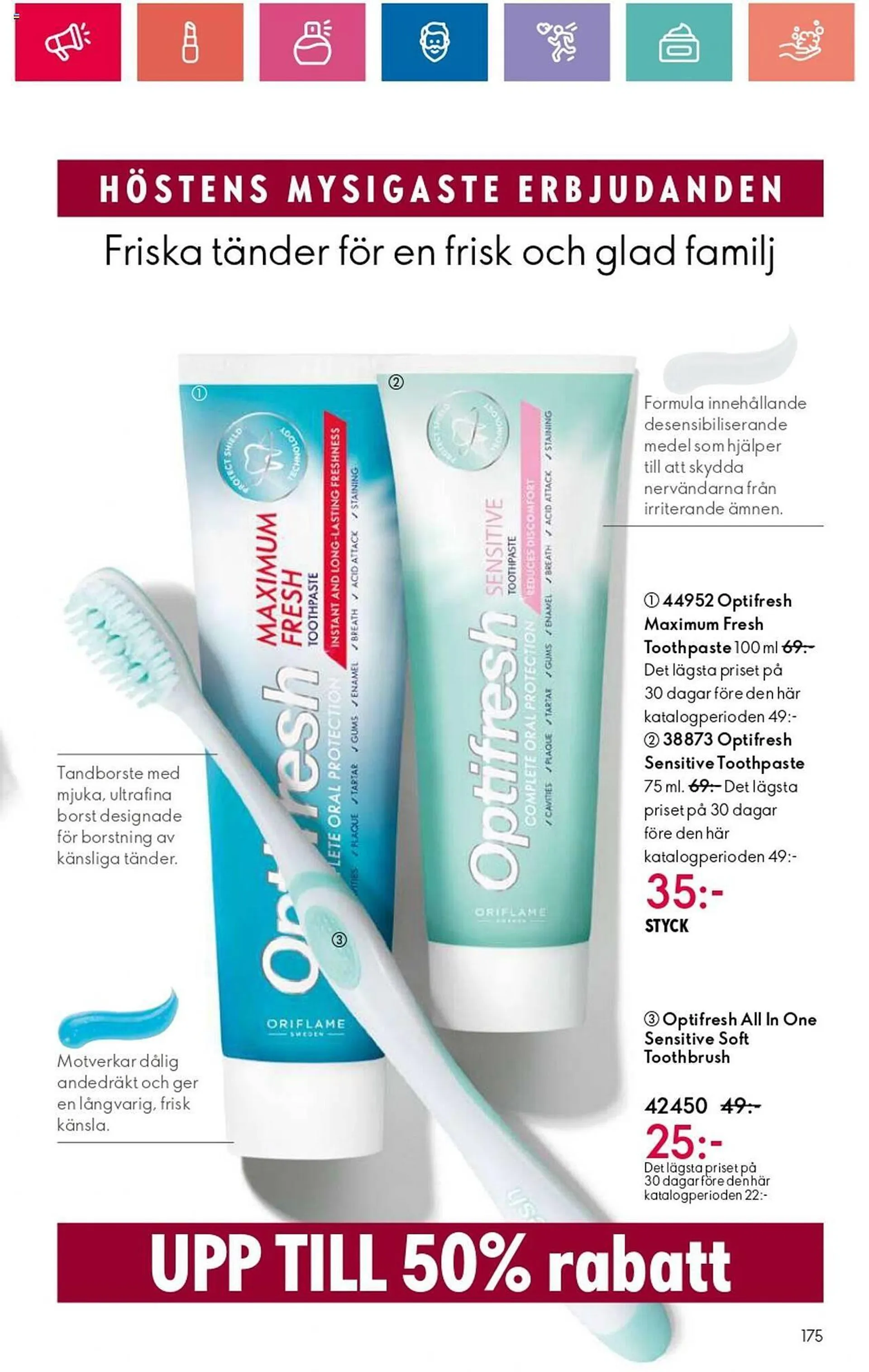 Oriflame reklamblad från 12 september till 2 oktober 2024 - Reklamblad sidor 175