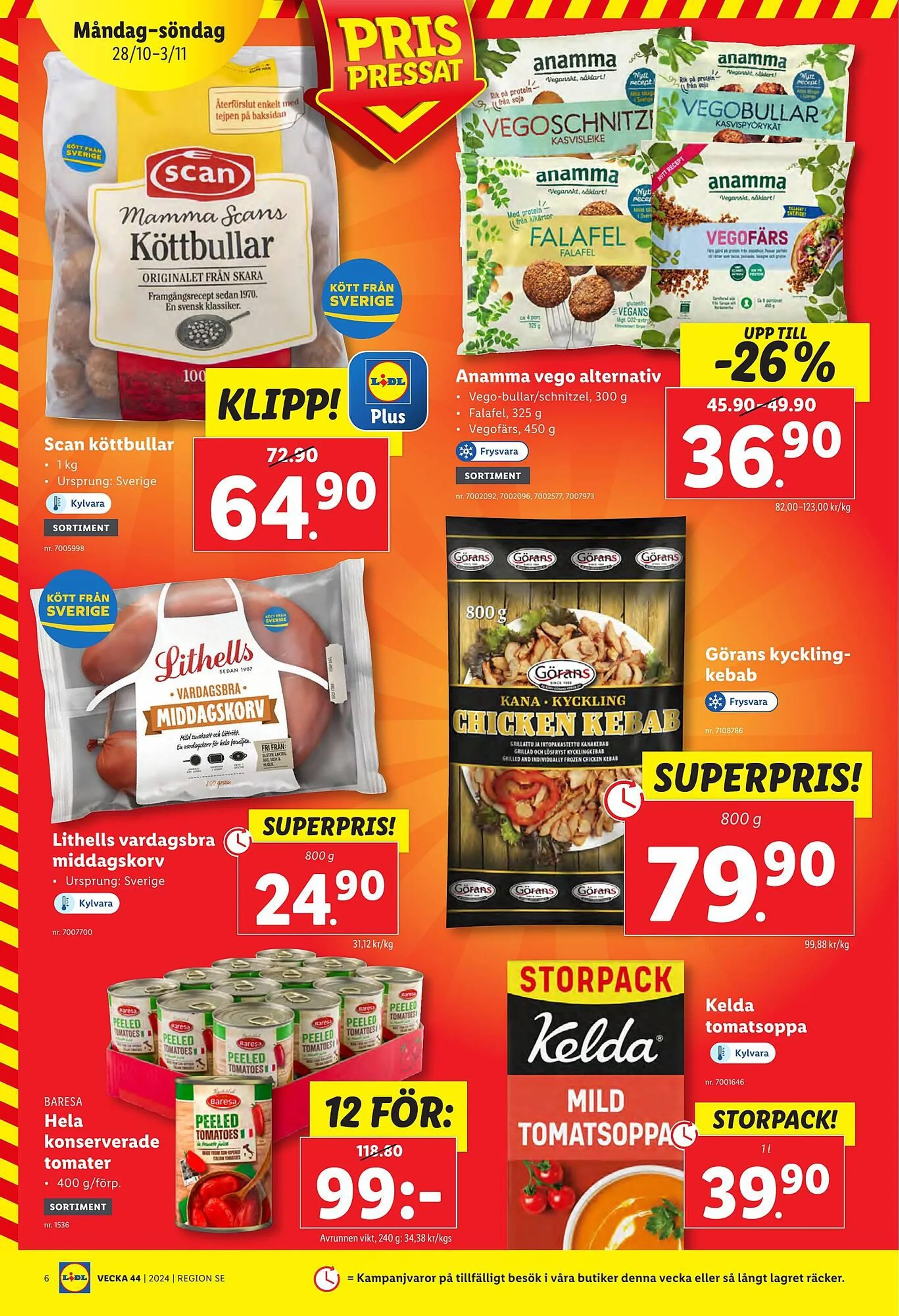 Lidl reklamblad från 28 oktober till 3 november 2024 - Reklamblad sidor 6