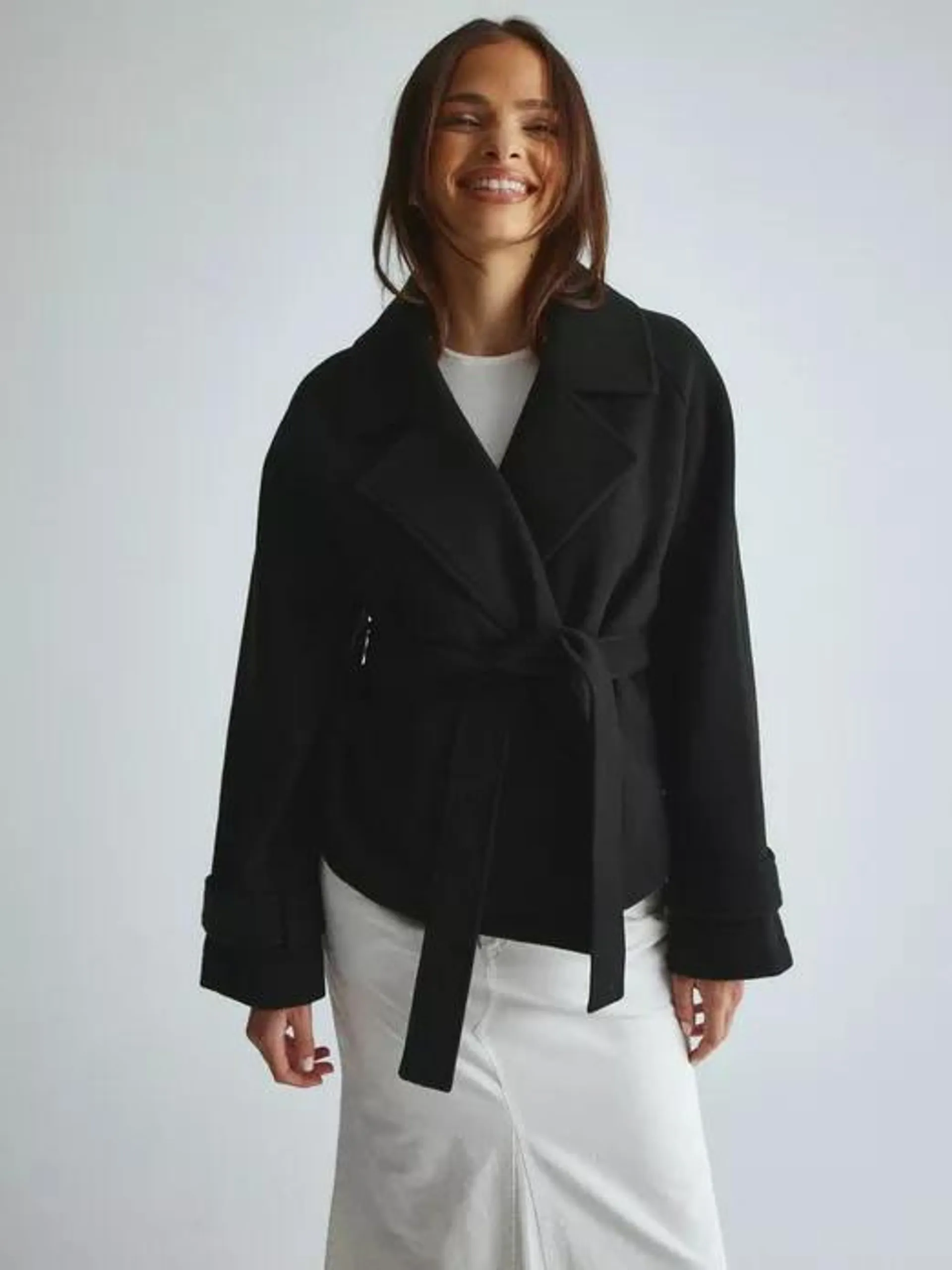 Short Belted Jacket