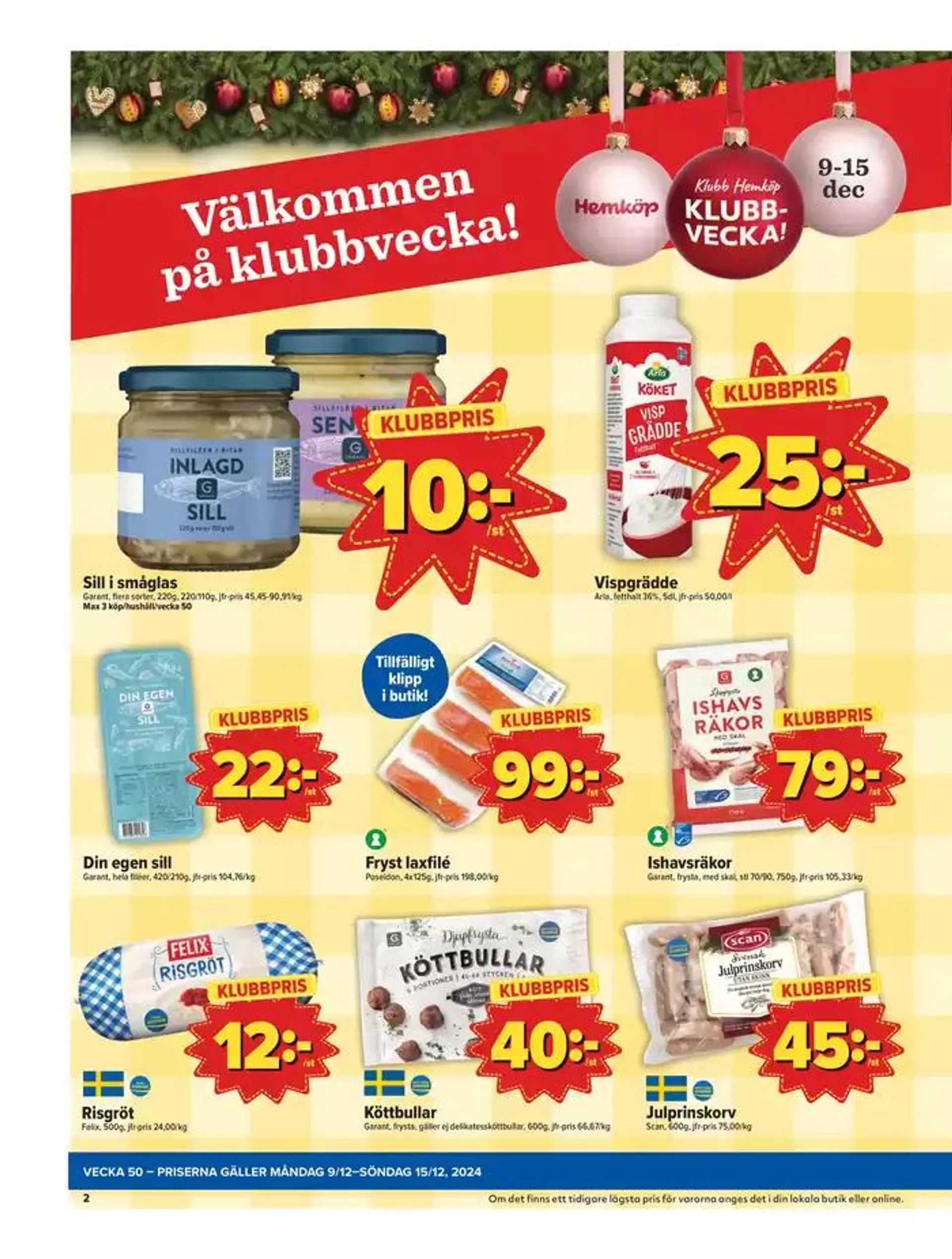 Upptäck attraktiva erbjudanden från 9 december till 15 december 2024 - Reklamblad sidor 2