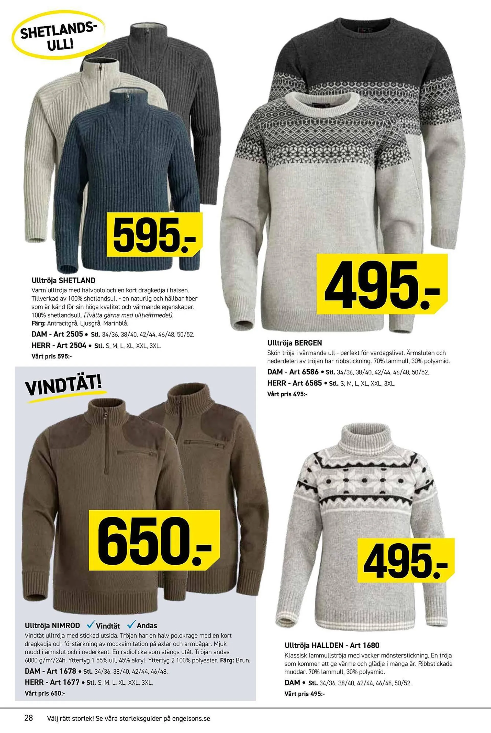 Engelsons reklamblad från 16 oktober till 31 december 2024 - Reklamblad sidor 28