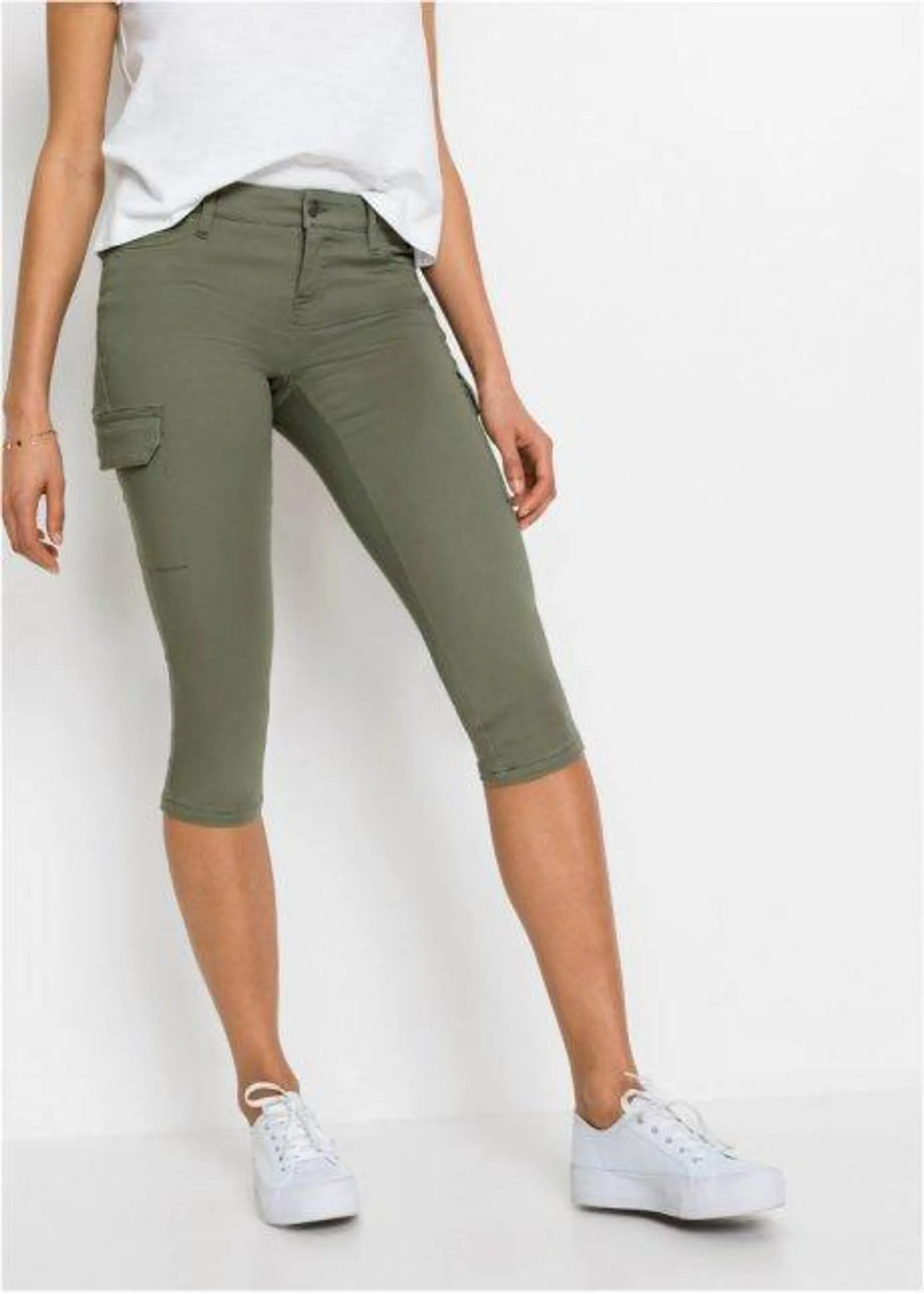 Pantalon corsaire style cargo