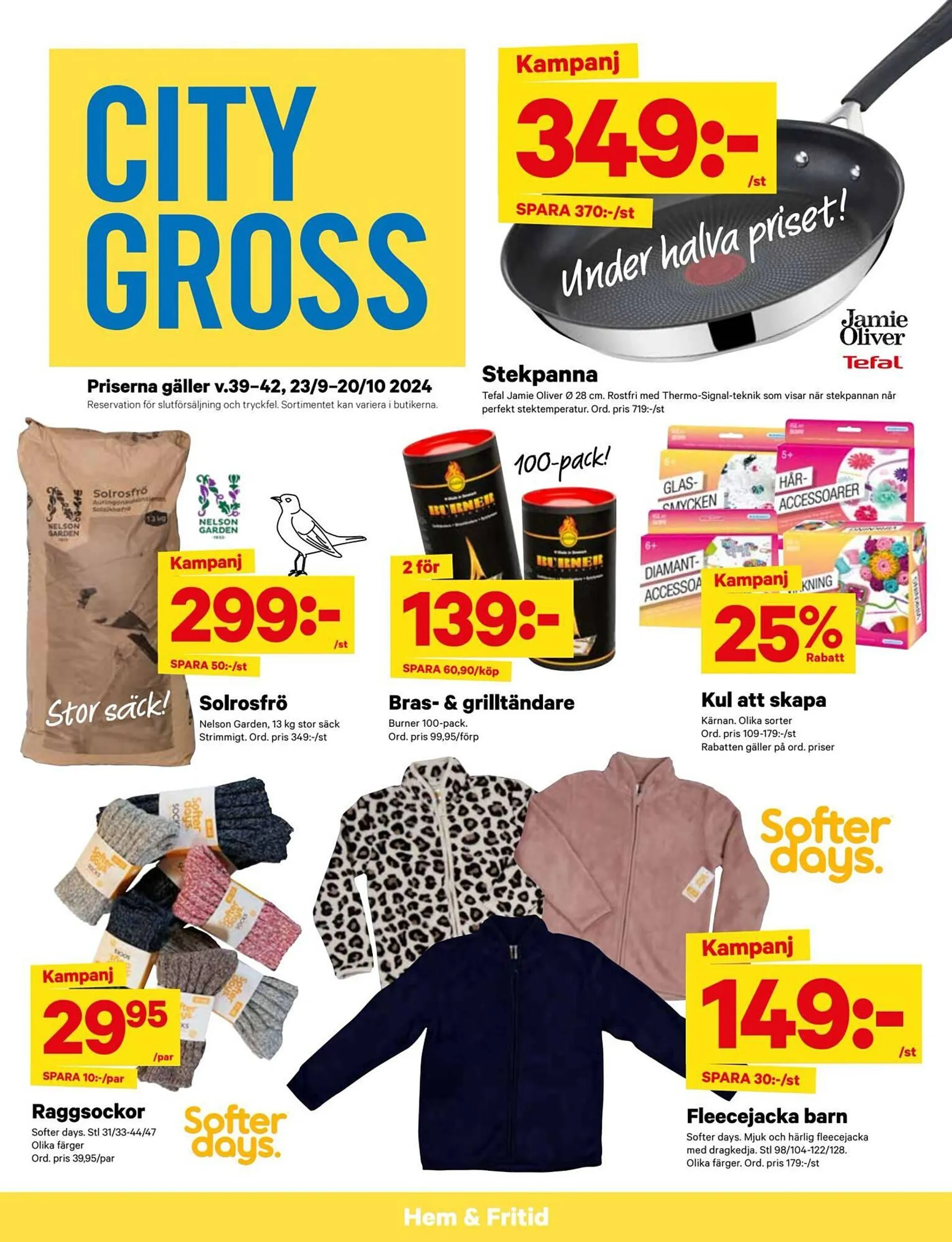 City Gross reklamblad från 30 september till 6 oktober 2024 - Reklamblad sidor 9