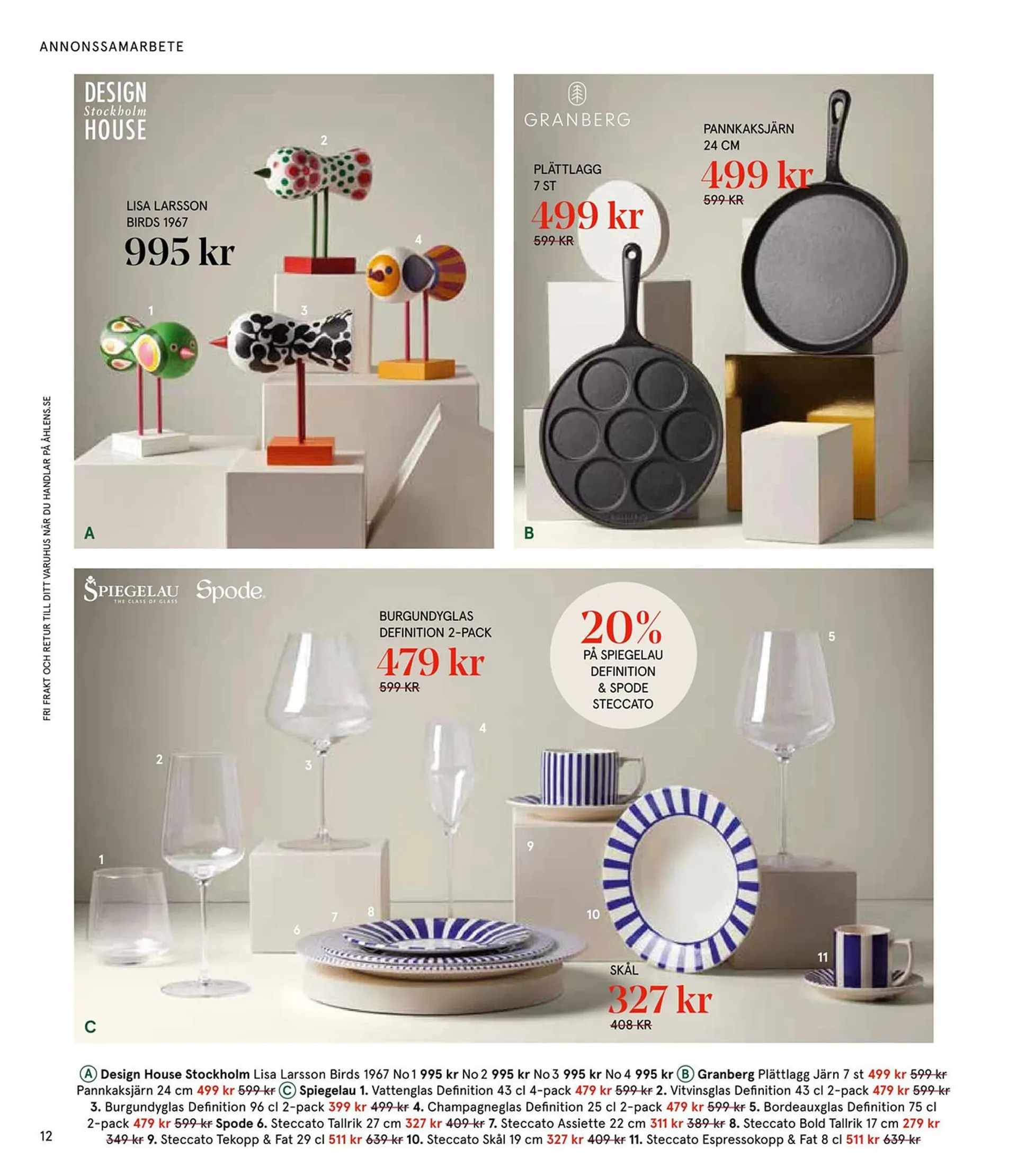 Åhléns reklamblad från 25 november till 24 december 2024 - Reklamblad sidor 12