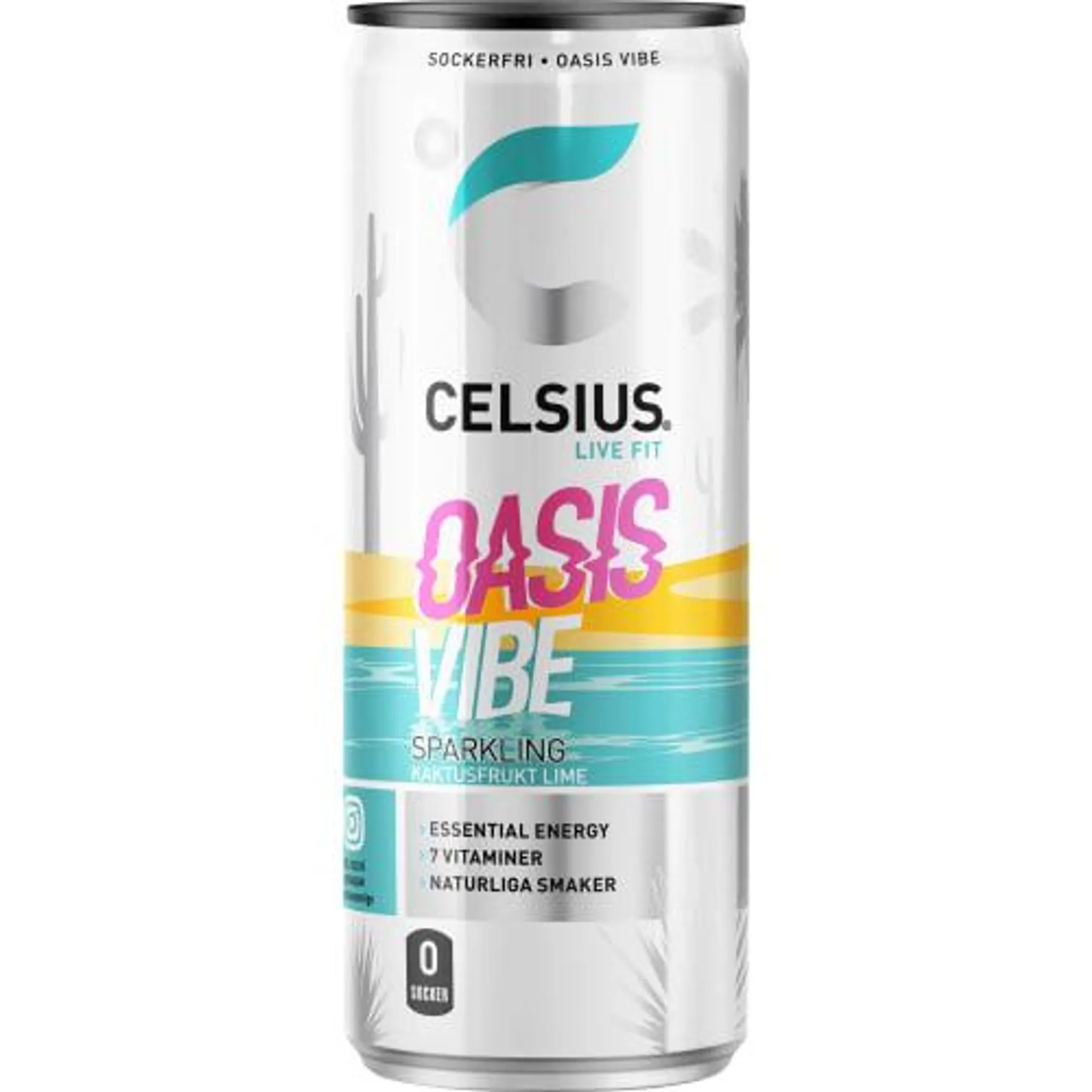 Oasis Vibe Energidryck, Burk