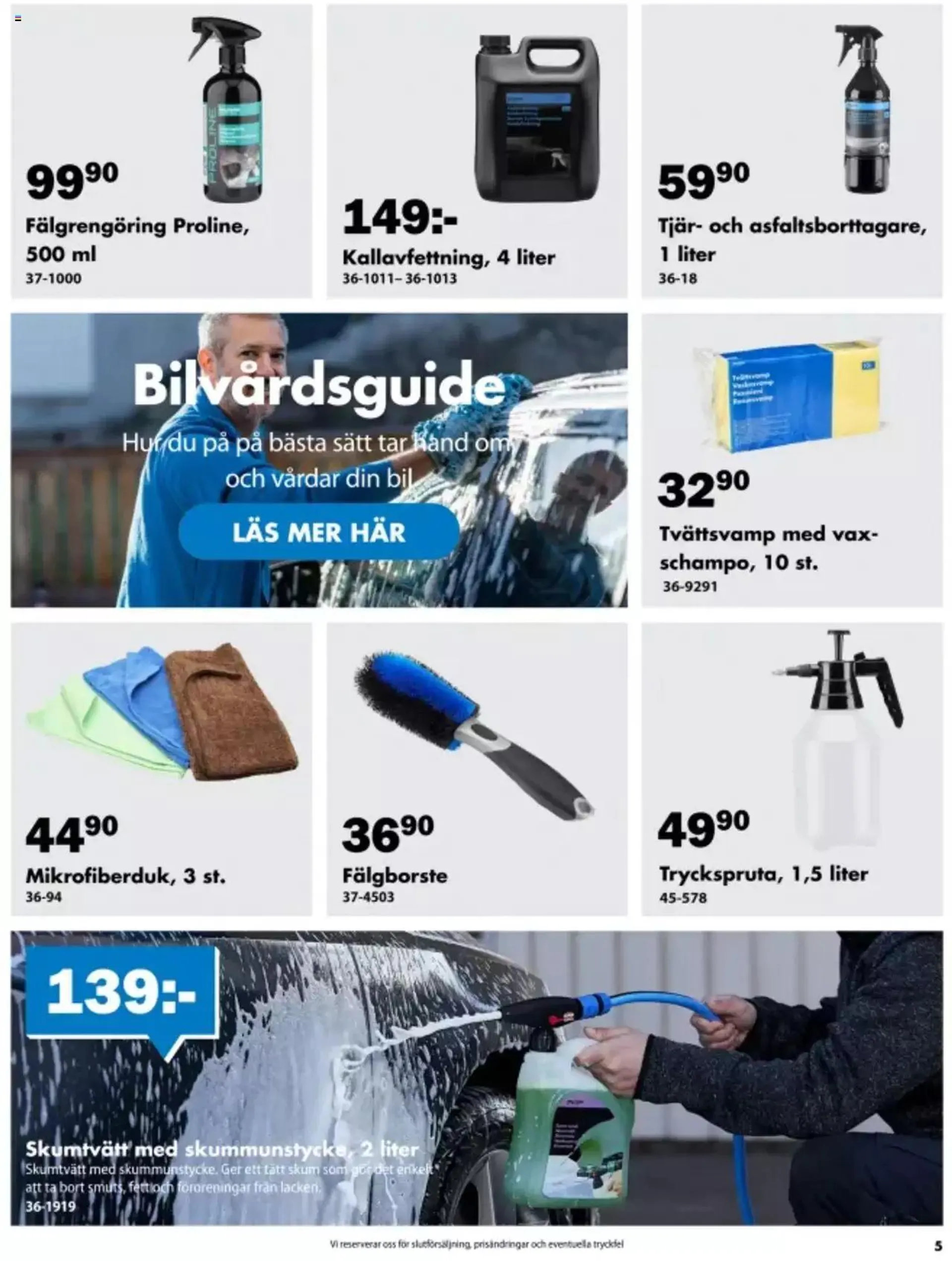 Biltema - erbjudanden från 22 mars till 31 december 2024 - Reklamblad sidor 5