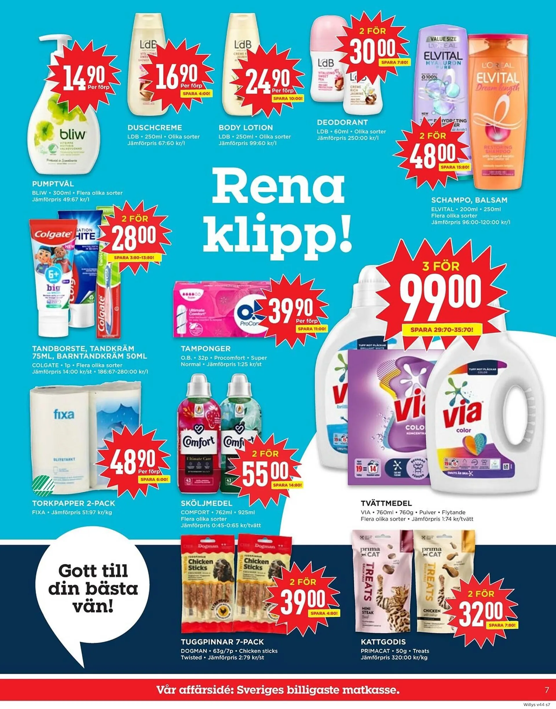 Willys reklamblad från 28 oktober till 3 november 2024 - Reklamblad sidor 7