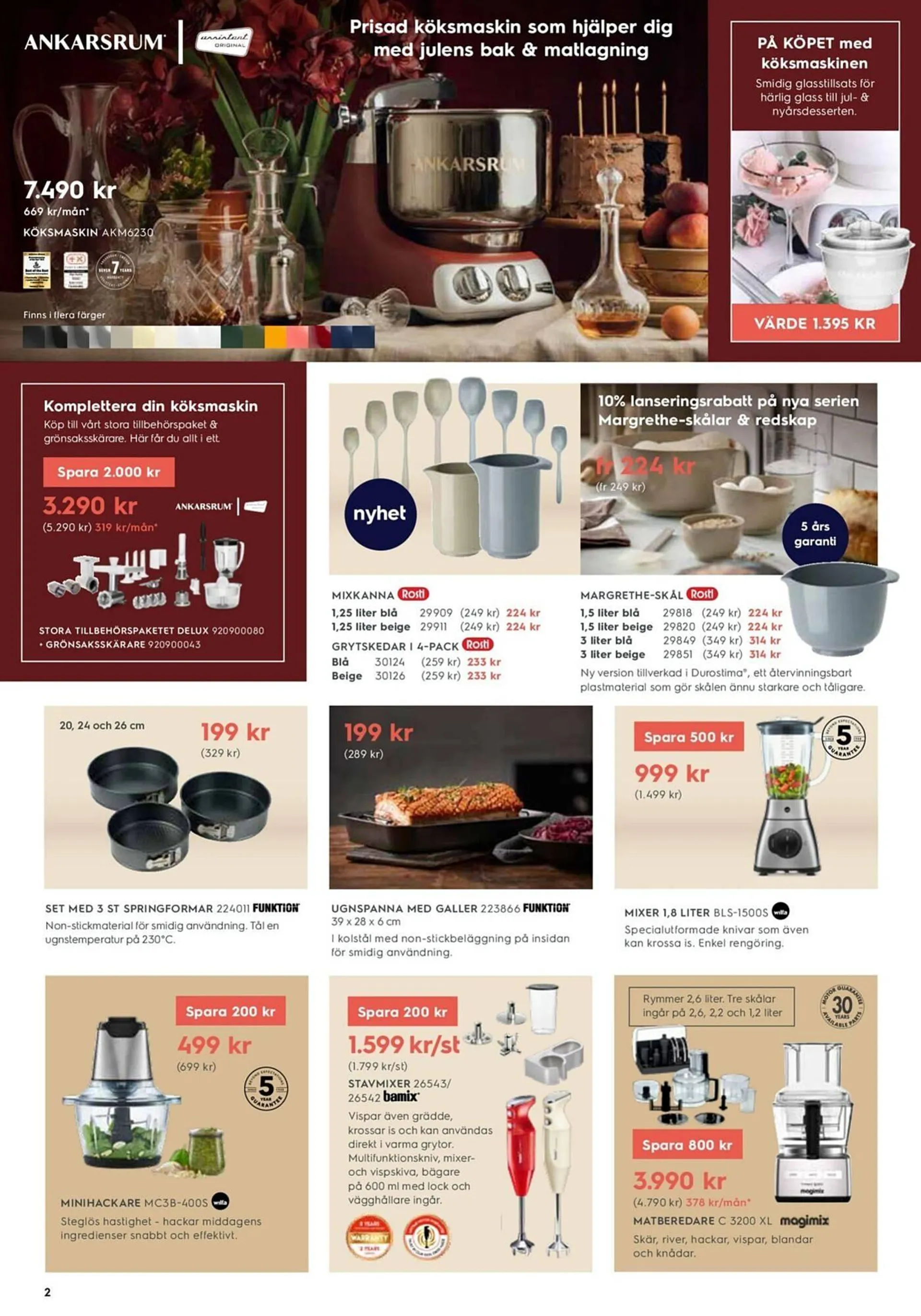 Electrolux Home reklamblad från 3 december till 24 december 2024 - Reklamblad sidor 2