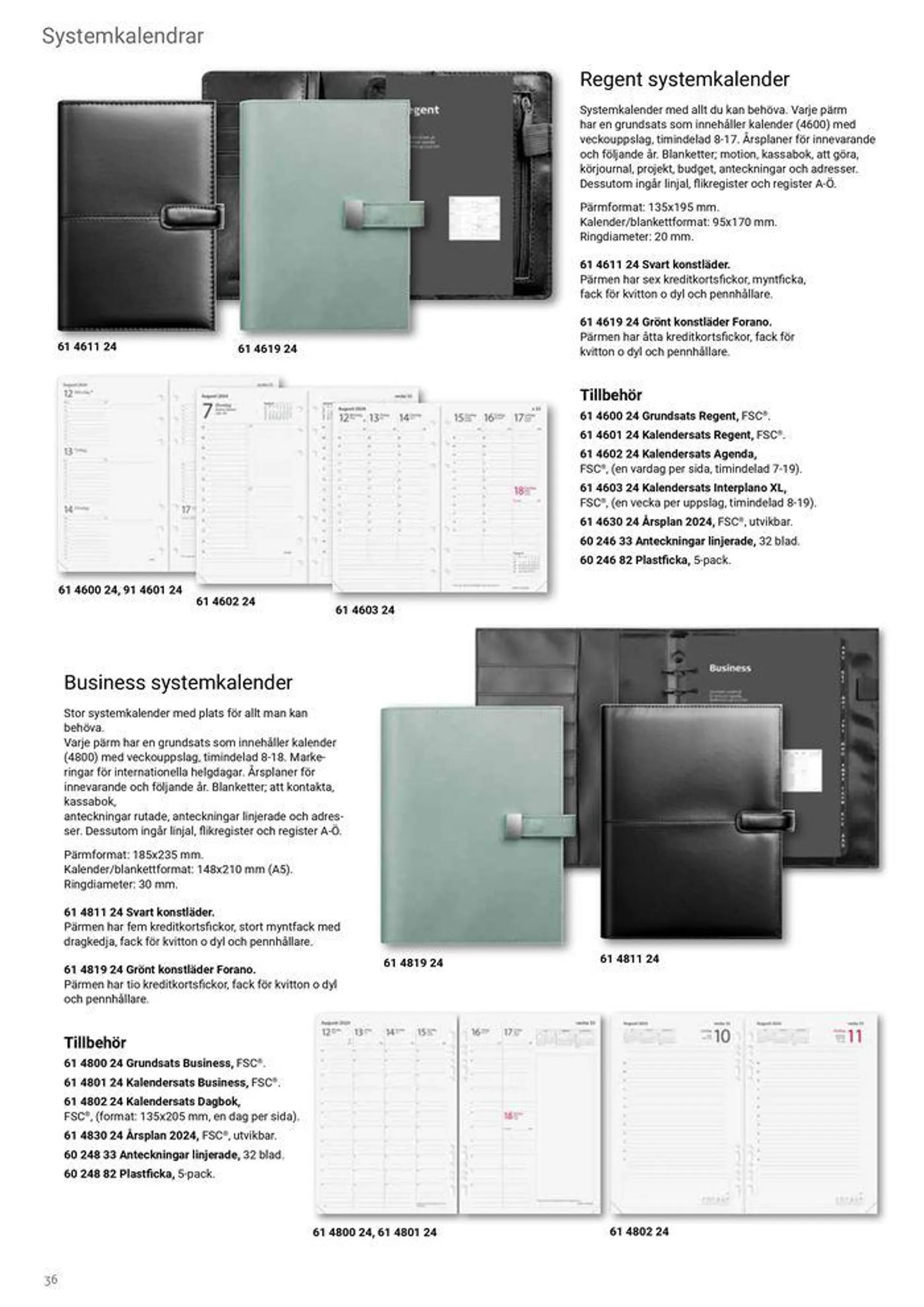 Kalendrar 2024  från 8 februari till 31 december 2024 - Reklamblad sidor 36