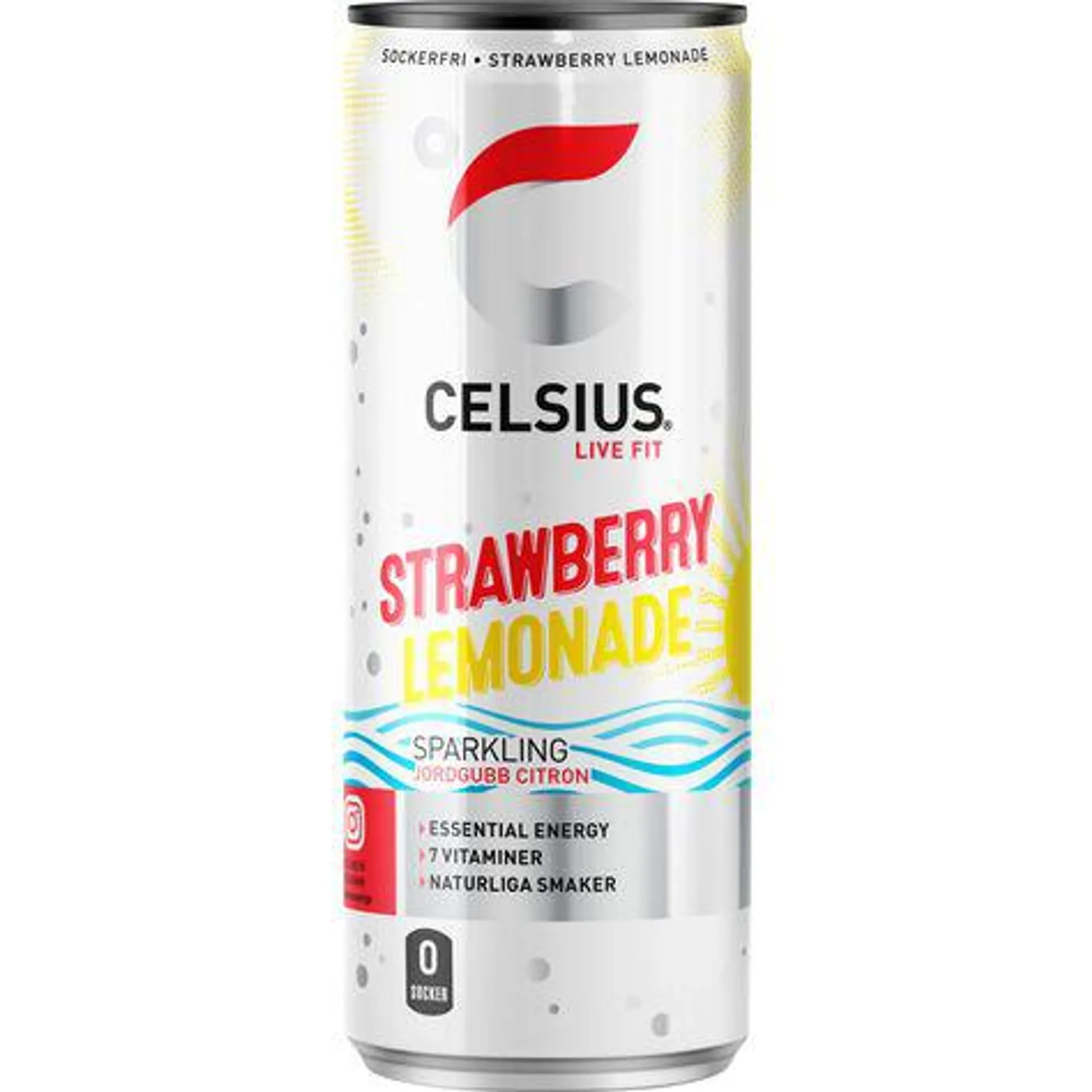 Strawberry Lemonade Energidryck, Burk