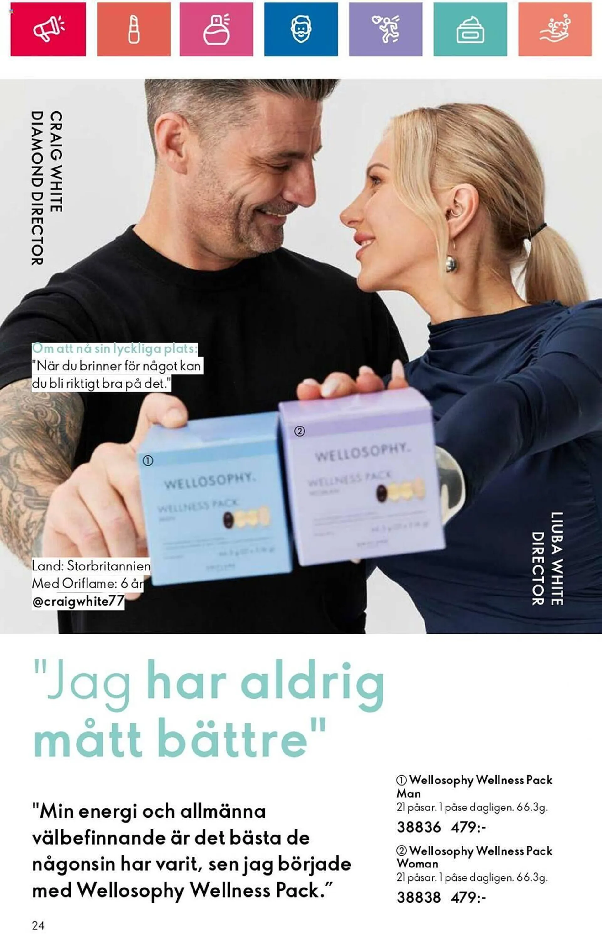 Oriflame reklamblad från 3 oktober till 23 oktober 2024 - Reklamblad sidor 24