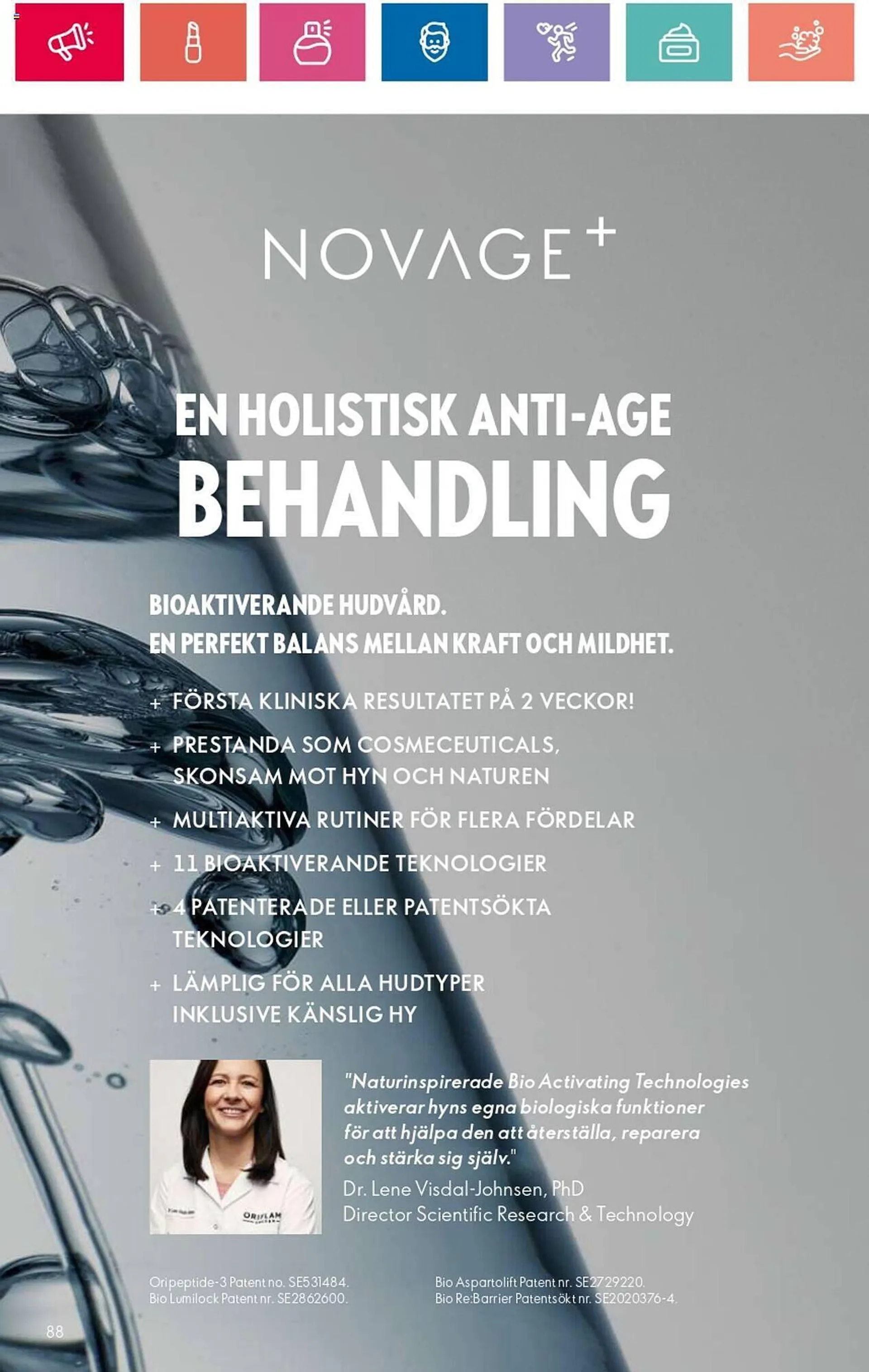 Oriflame reklamblad från 1 augusti till 21 augusti 2024 - Reklamblad sidor 88