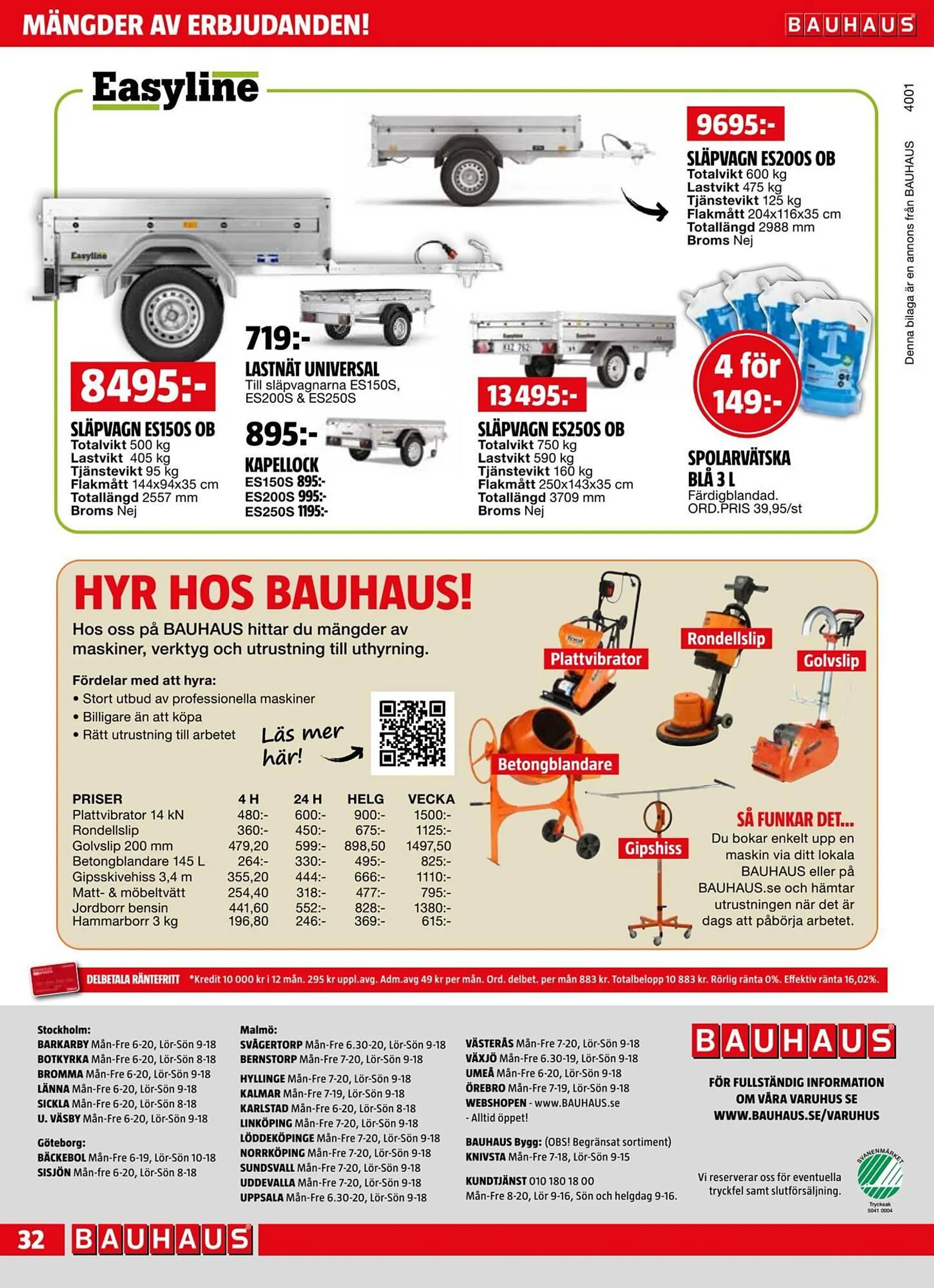 Bauhaus reklamblad från 29 september till 13 oktober 2024 - Reklamblad sidor 32