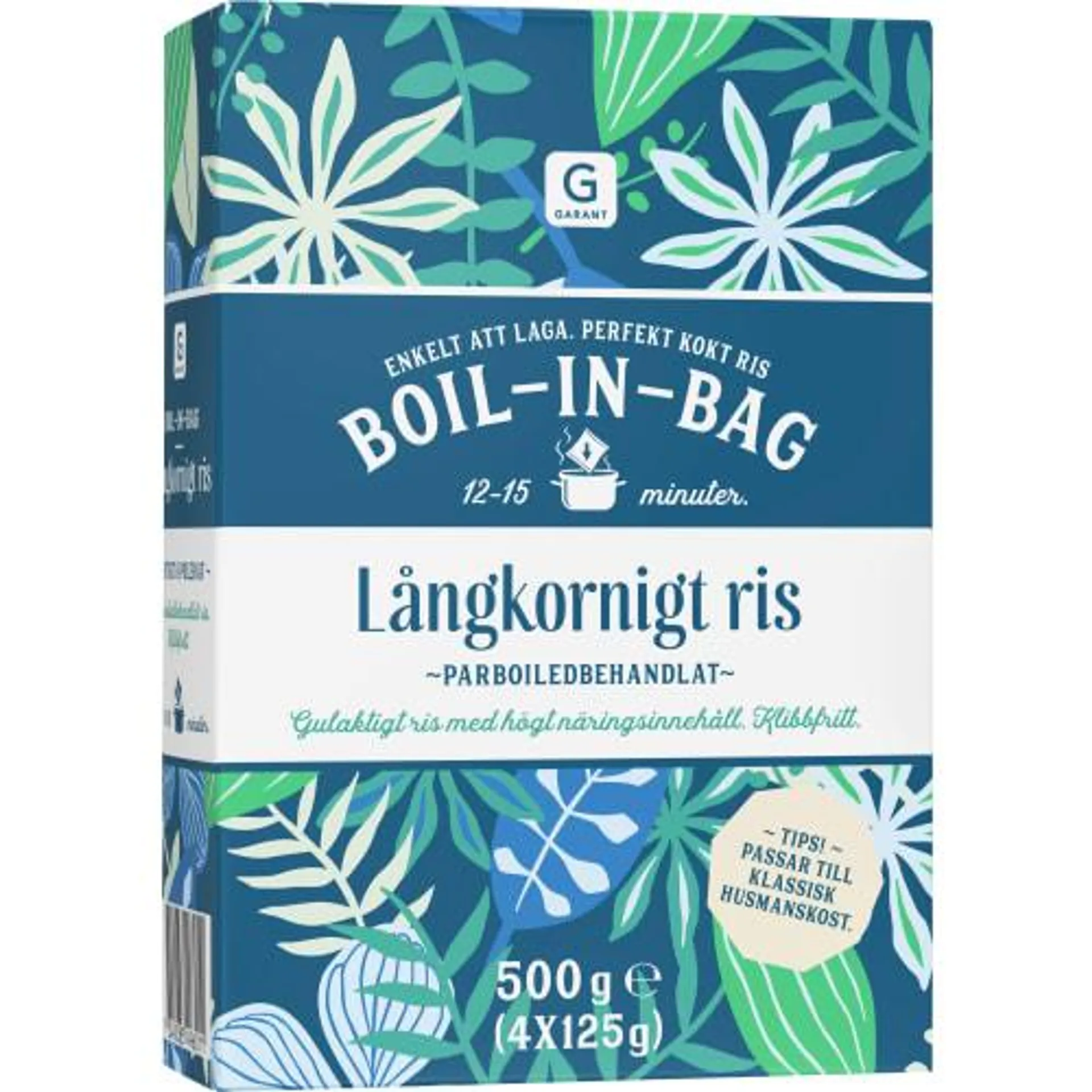 Långkornigt Ris Boil-in-bag 4x125g