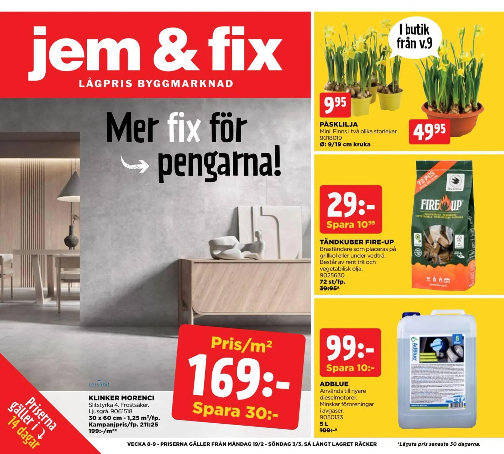 Jem&Fix reklamblad från 18 februari till 3 mars 2024 - Reklamblad sidor 