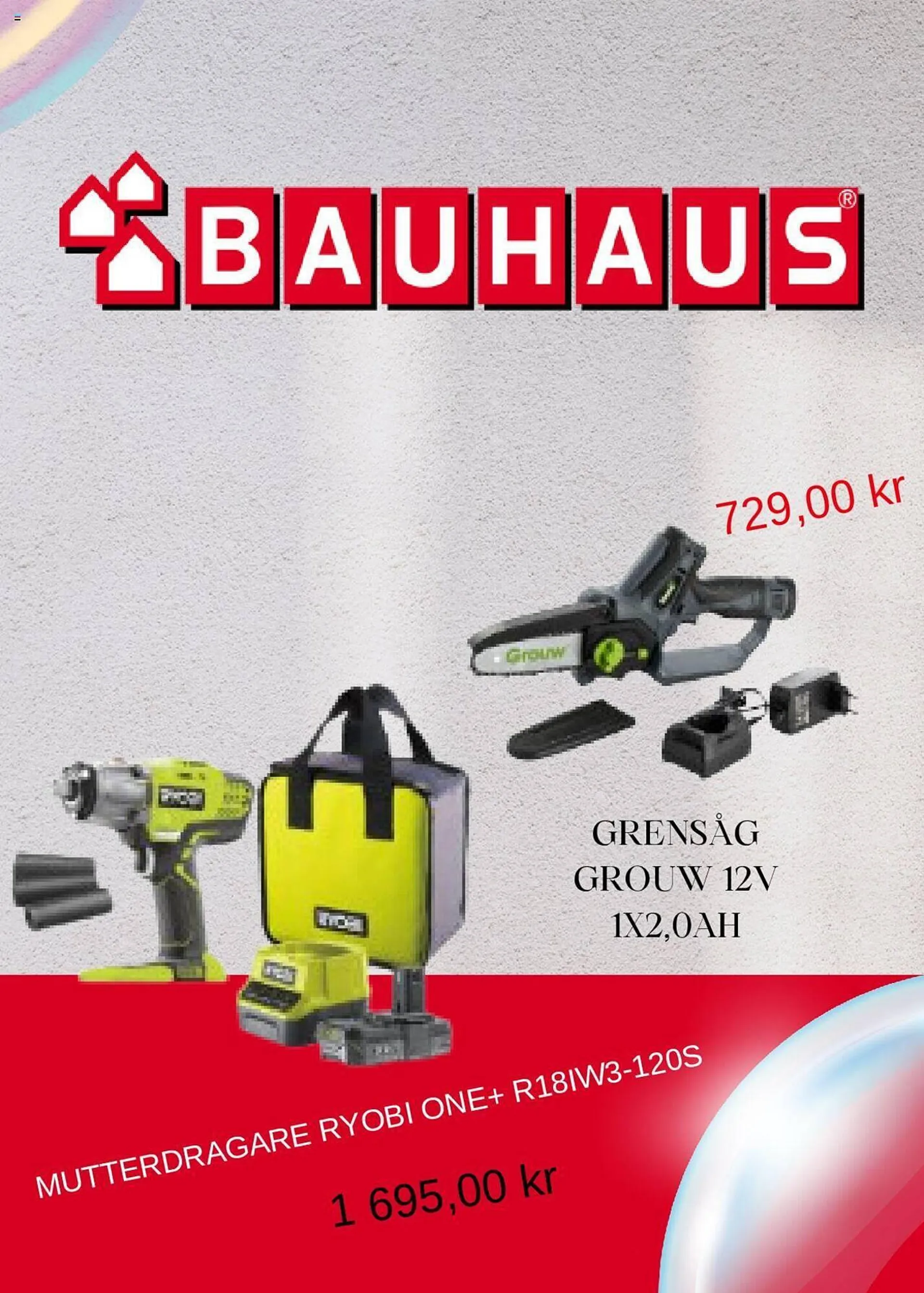 Bauhaus reklamblad - 1