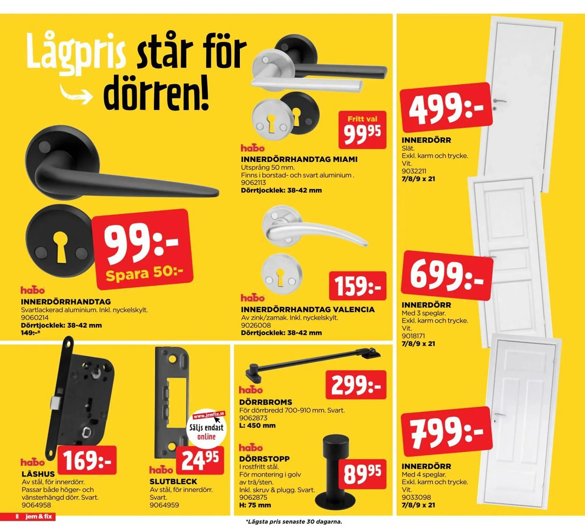 Jem&Fix reklamblad från 8 september till 22 september 2024 - Reklamblad sidor 8