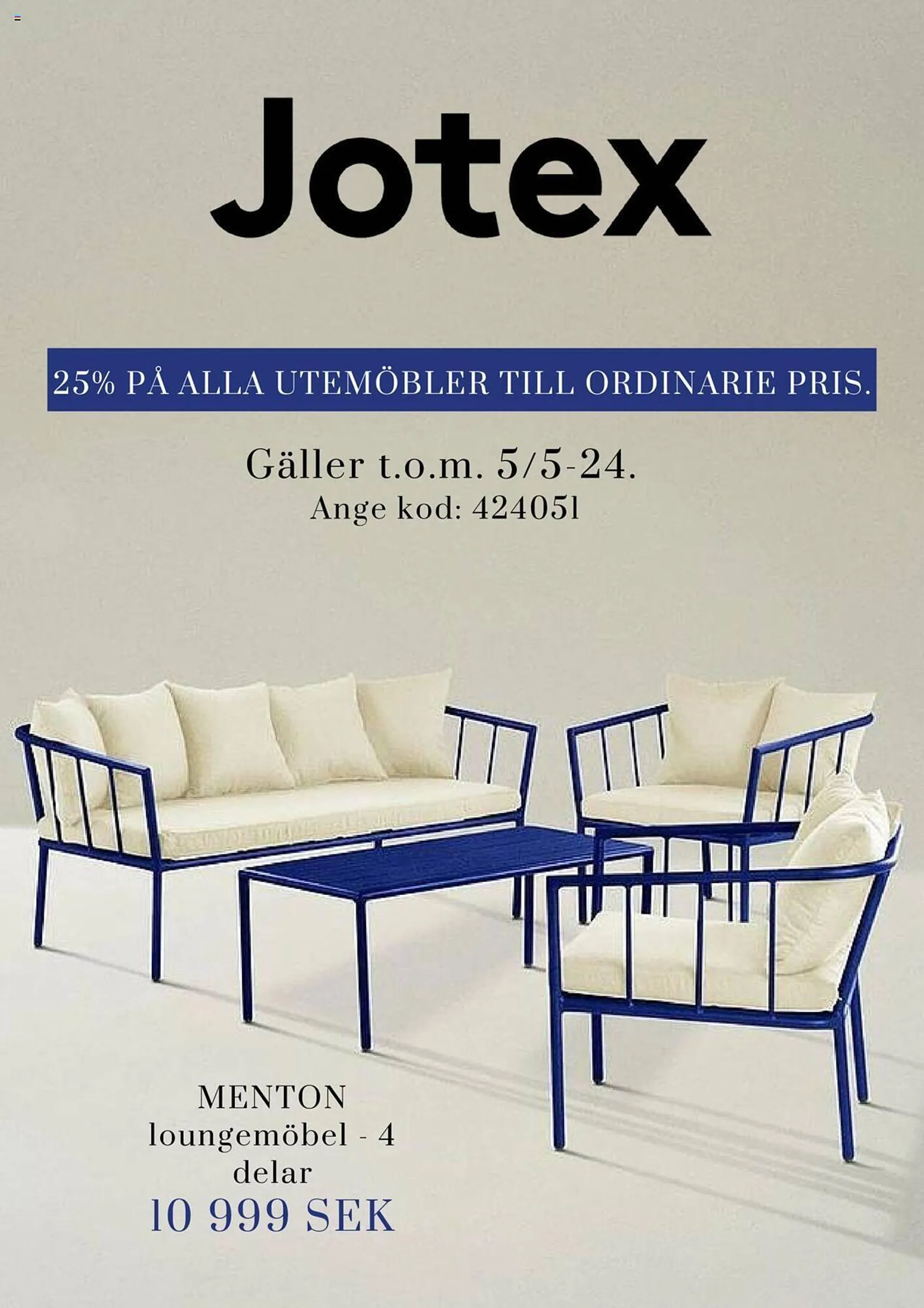 Jotex reklamblad - 1