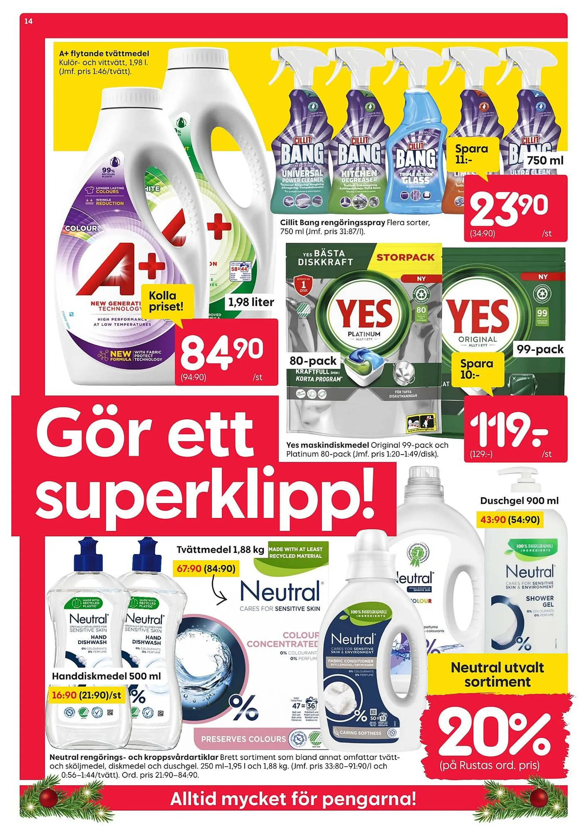 Rusta reklamblad från 11 november till 17 november 2024 - Reklamblad sidor 14