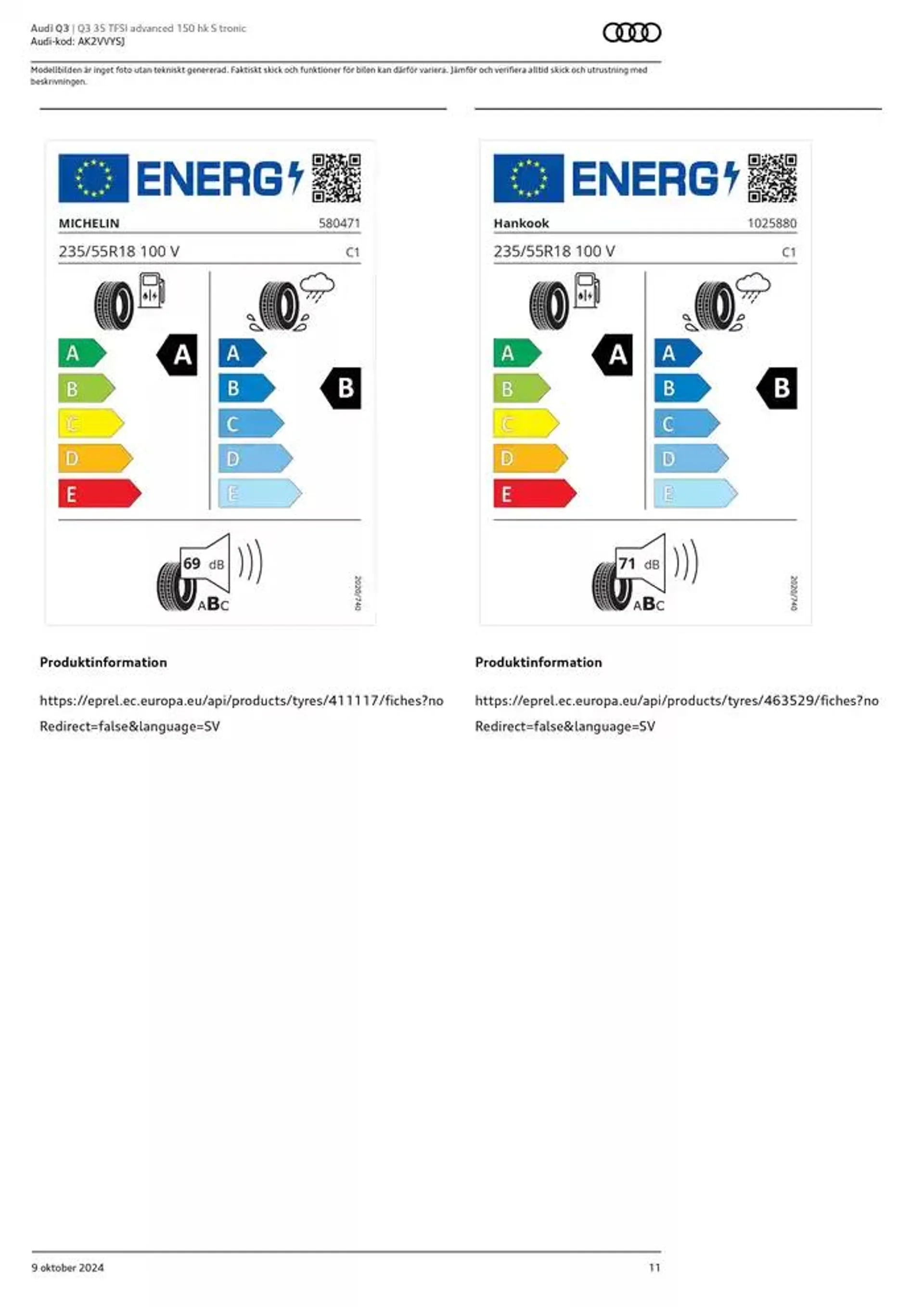 Audi Q3 från 9 oktober till 9 oktober 2025 - Reklamblad sidor 11