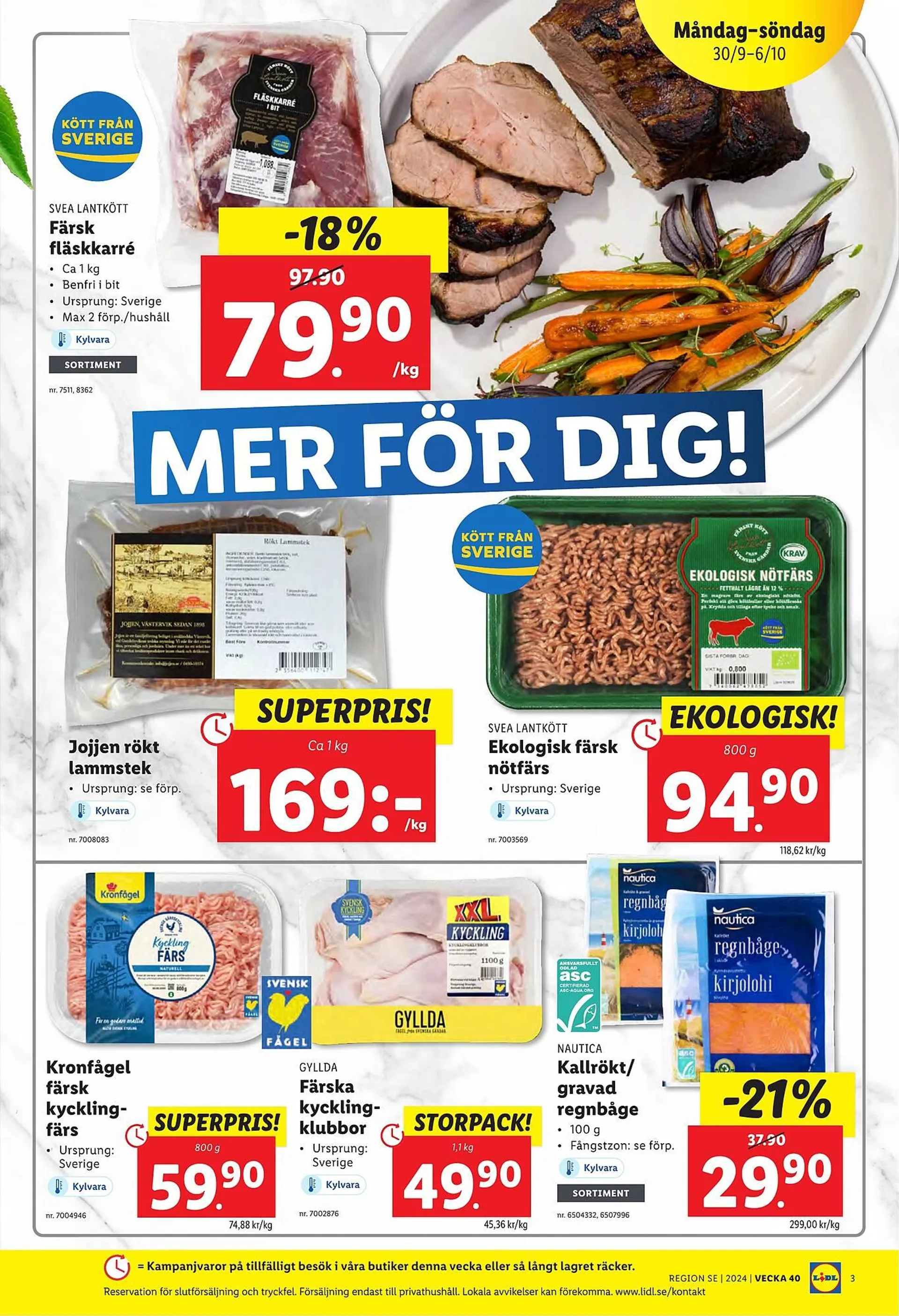 Lidl reklamblad från 30 september till 6 oktober 2024 - Reklamblad sidor 3