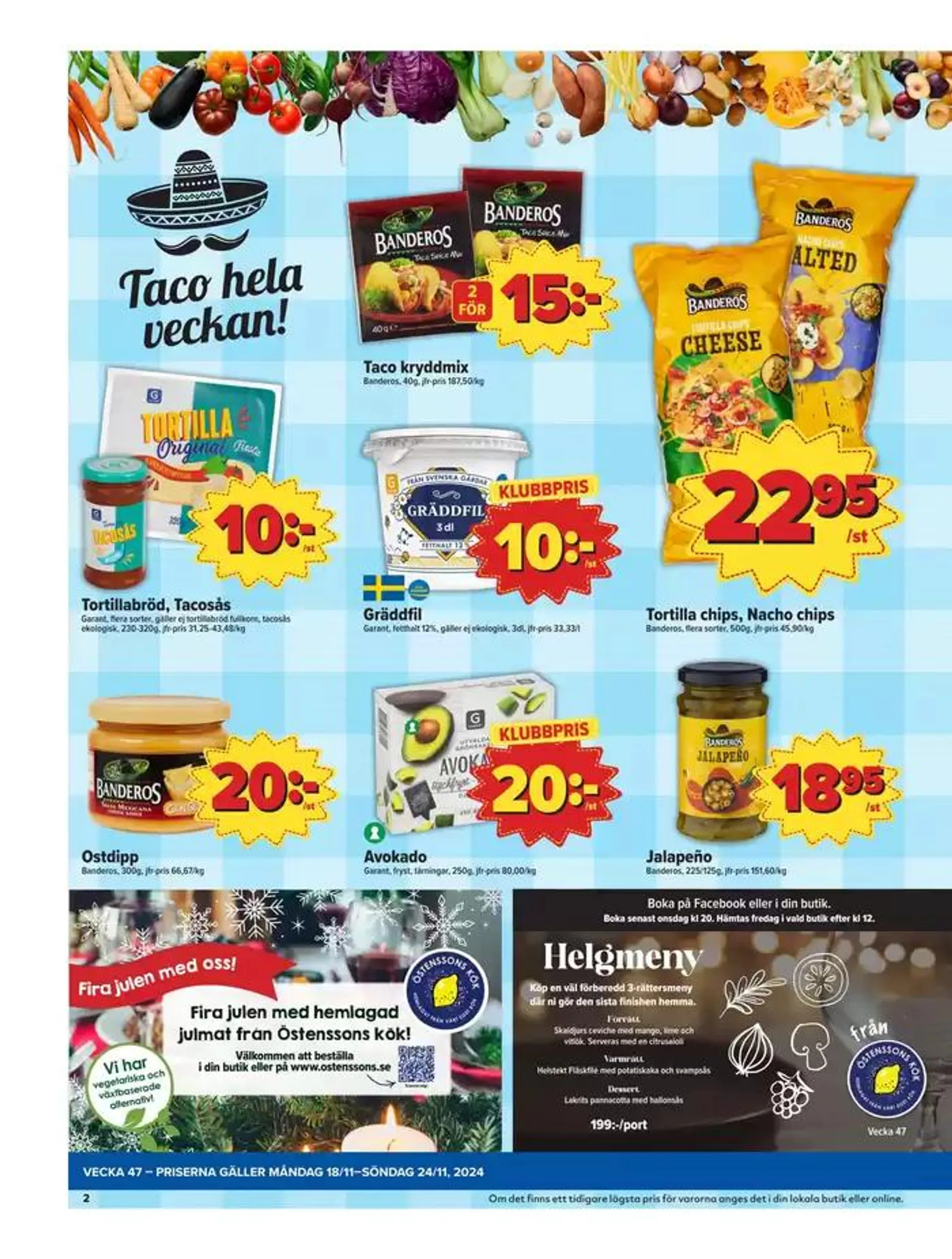 Östenssons reklambad från 17 november till 1 december 2024 - Reklamblad sidor 2