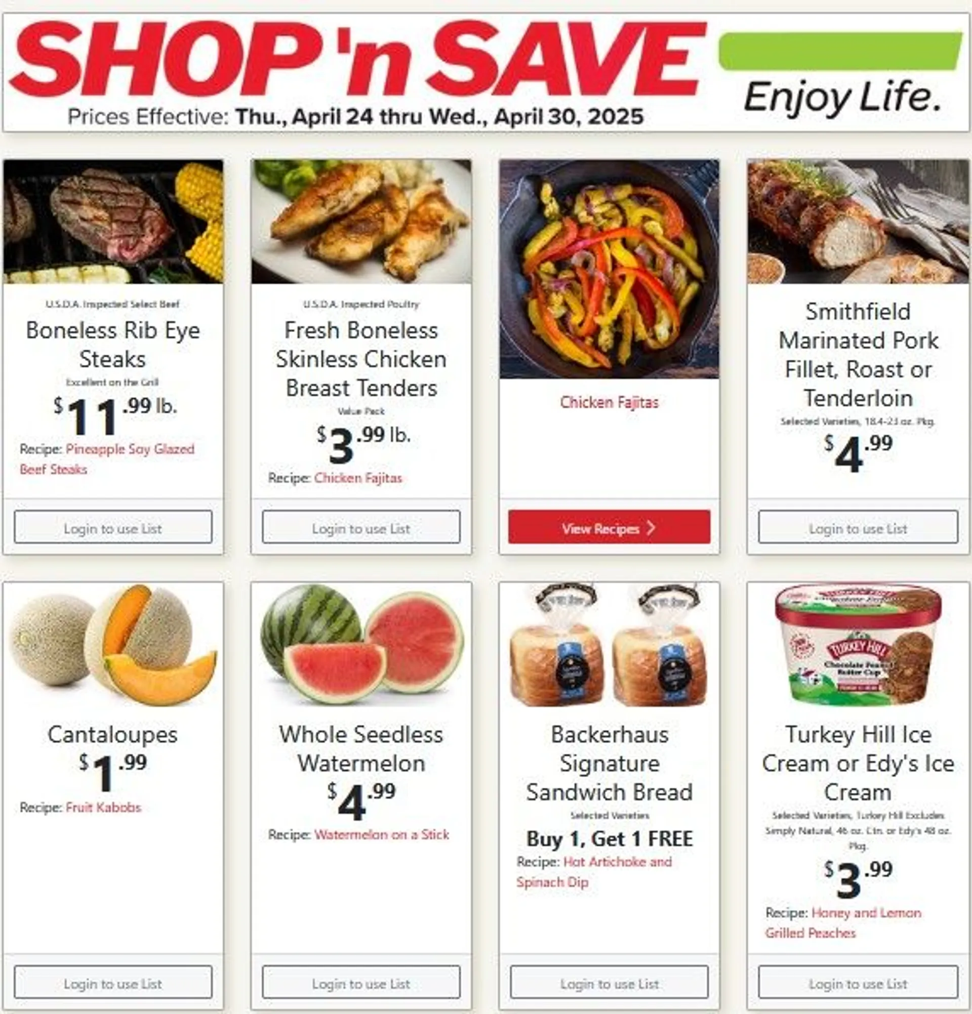 Weekly ad Shop'n Save Sales from April 28 to April 30 2025 - Page 