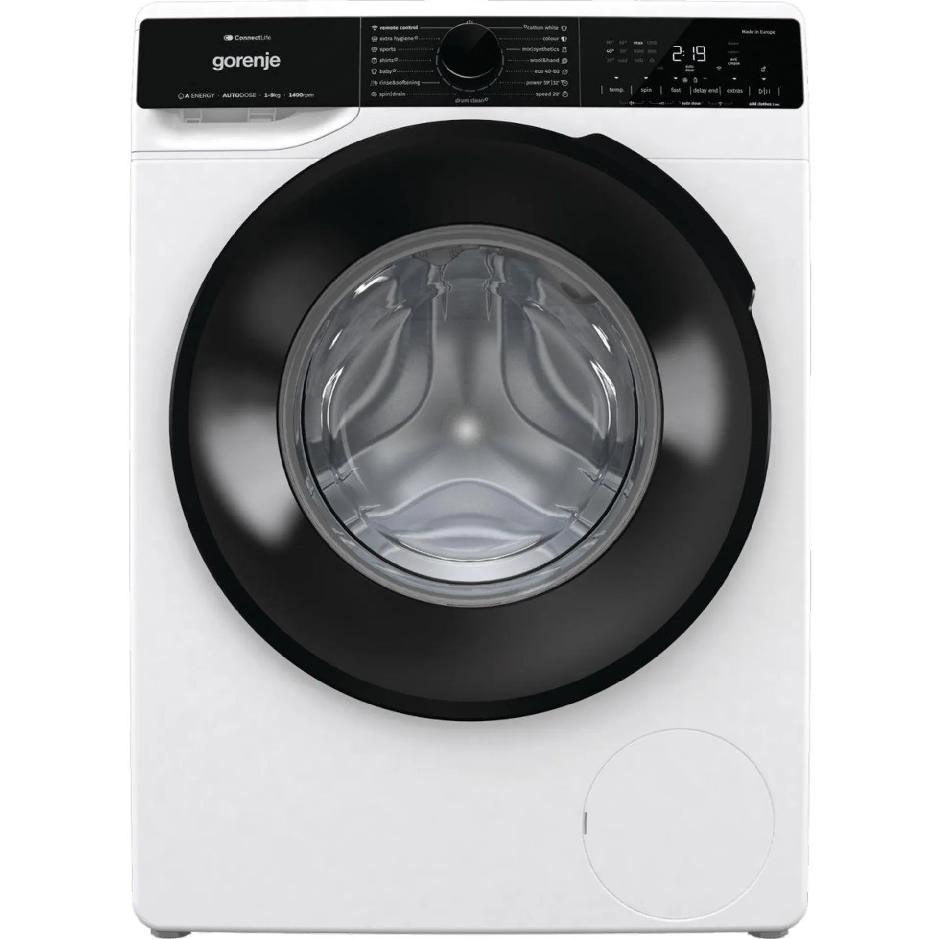 Práčka s predným plnením Gorenje WPNA94AALPWIFI, A, 9kg